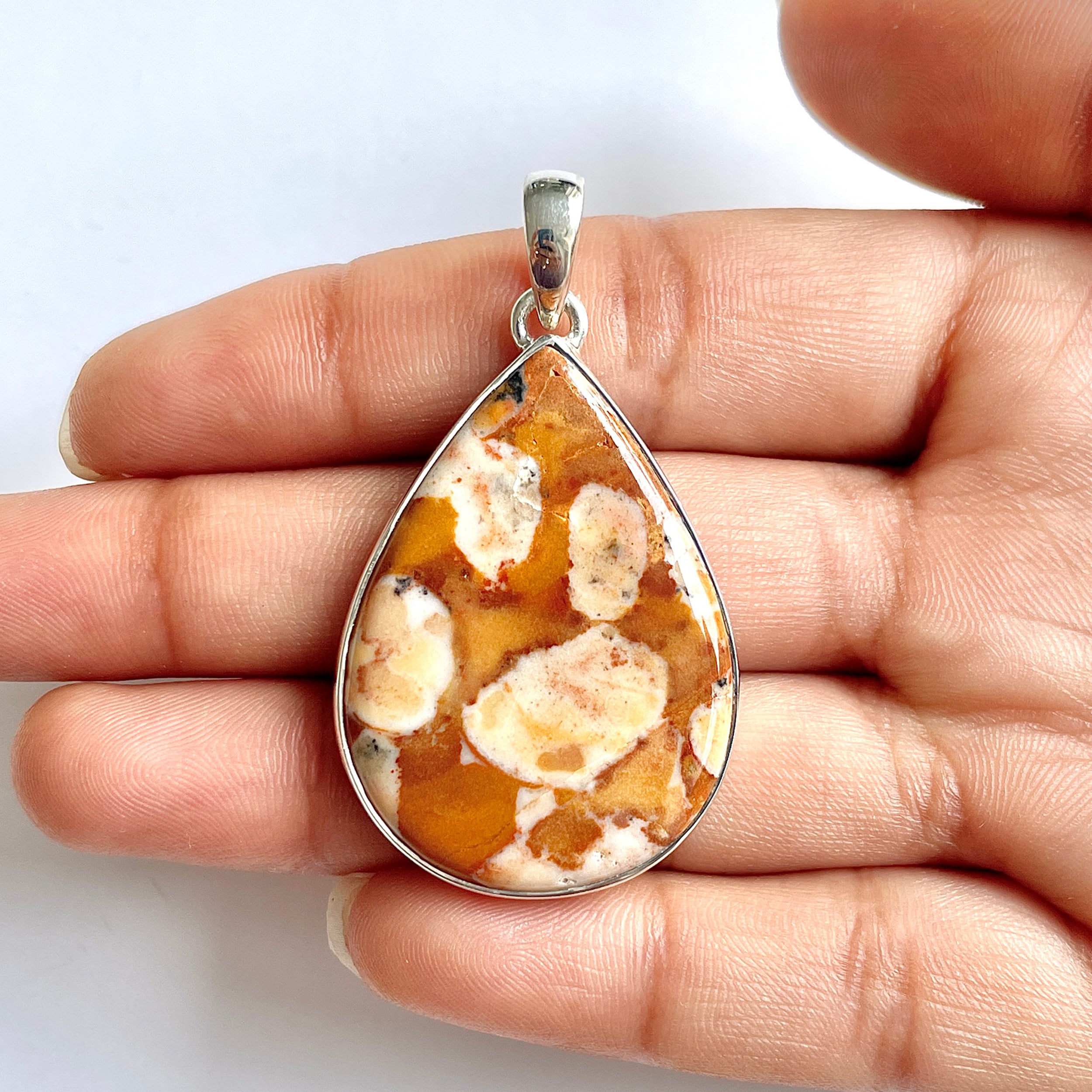 Deerfawn Jasper Pendant-(DFJ-1-5)