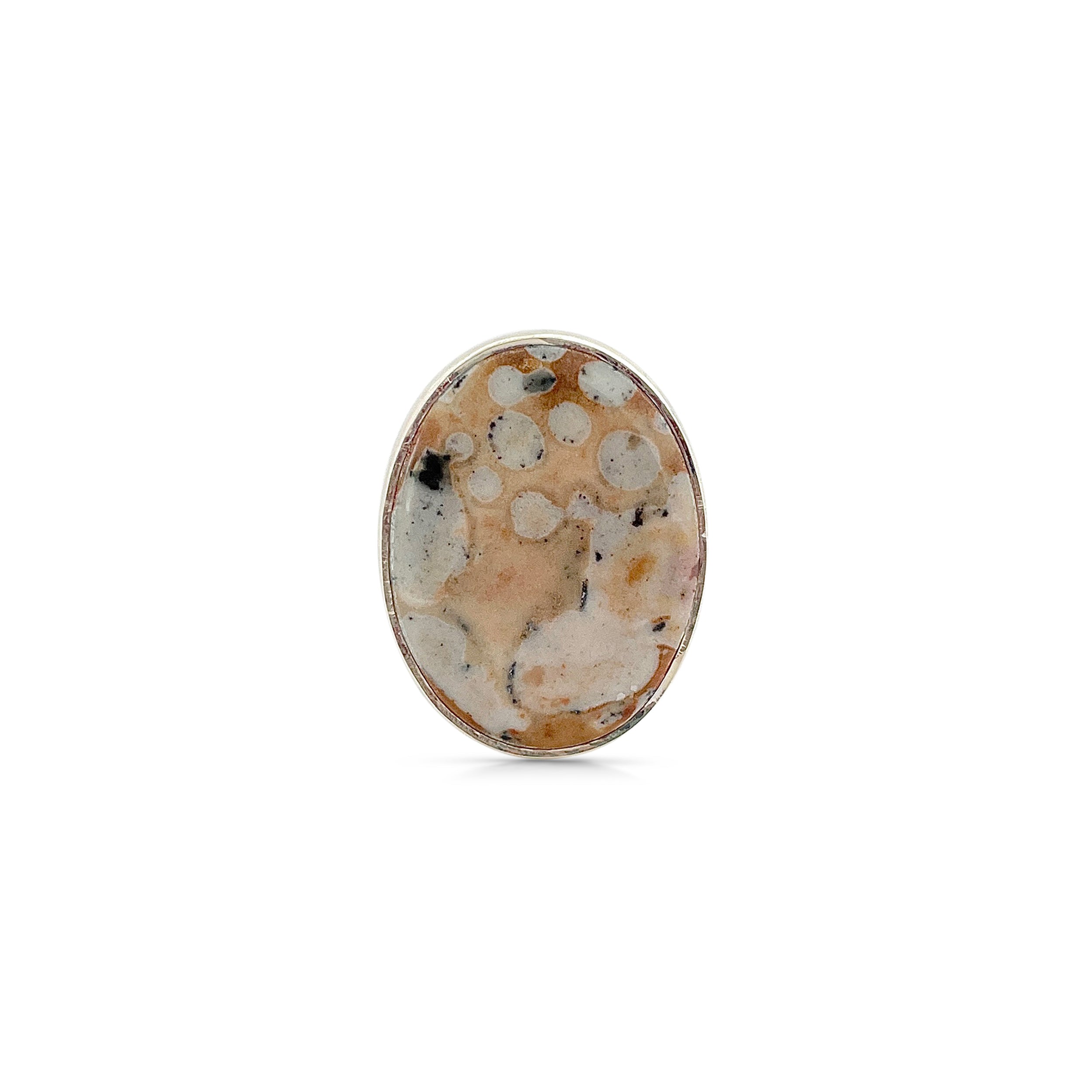 Deerfawn Jasper Ring-(DFJ-2-12)