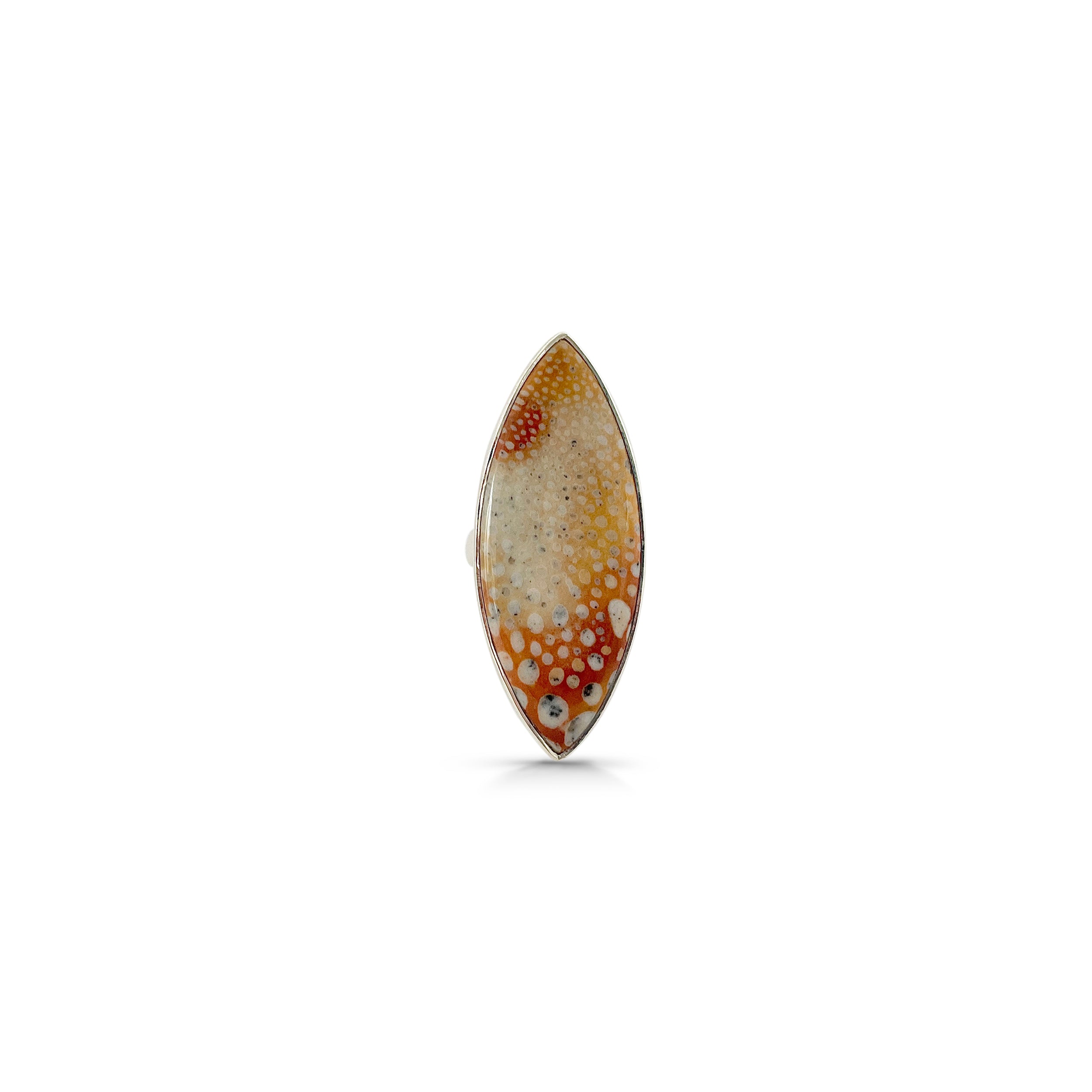 Deerfawn Jasper Ring-(DFJ-2-14)