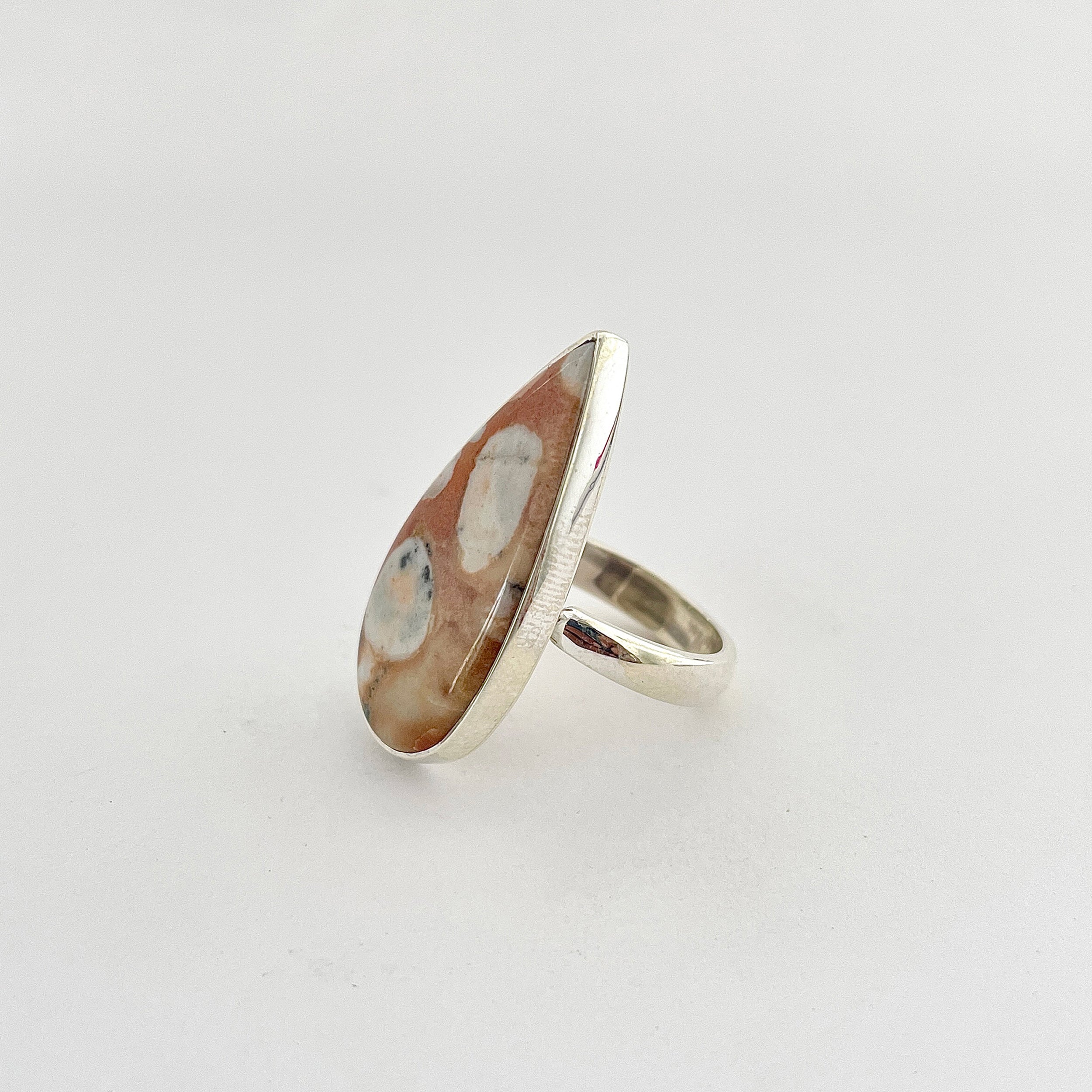 Deerfawn Jasper Ring-(DFJ-2-16)