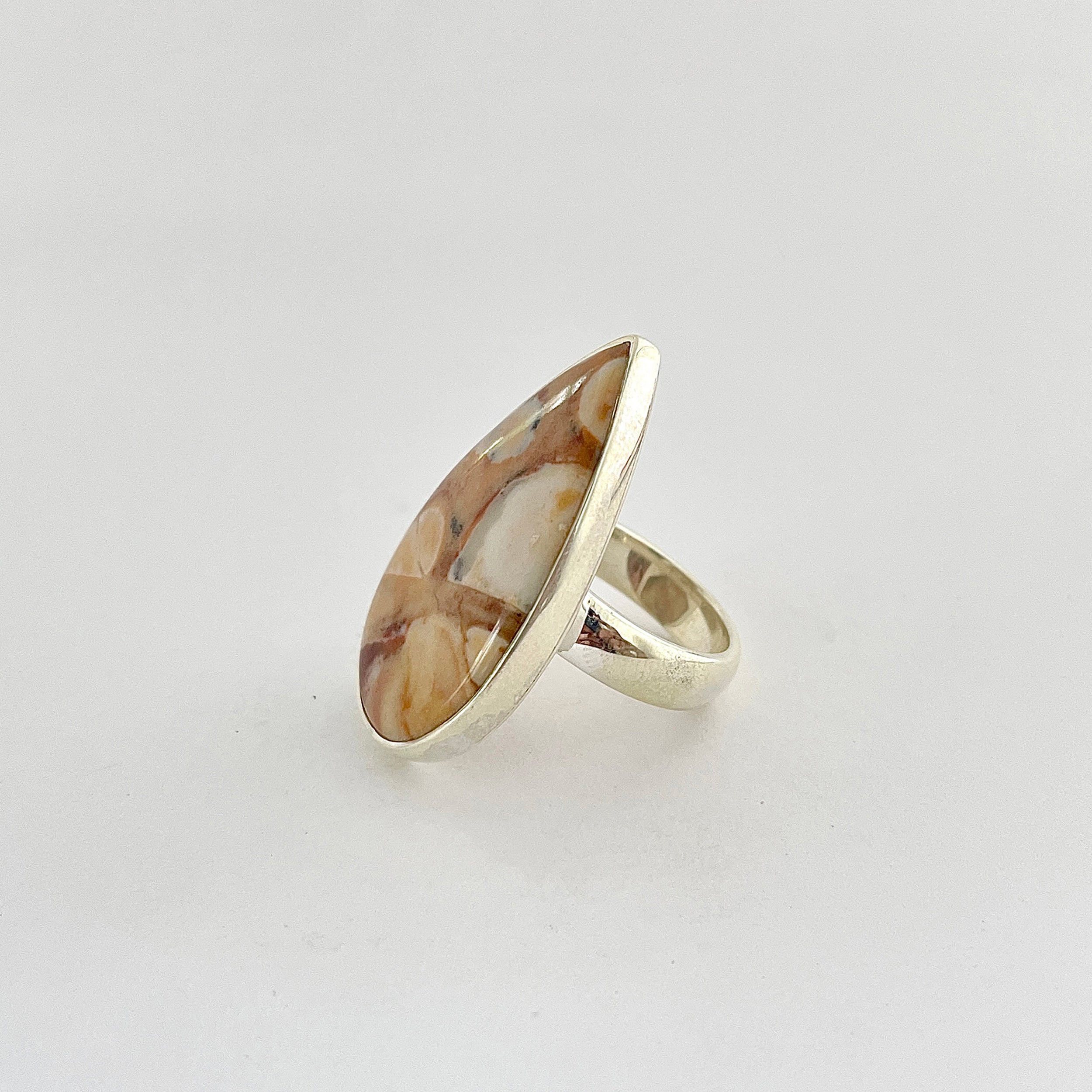Deerfawn Jasper Ring-(DFJ-2-18)