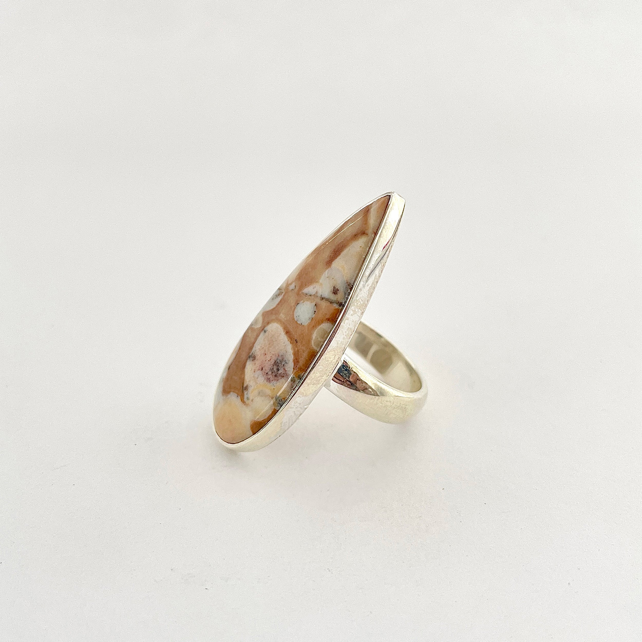 Deerfawn Jasper Ring-(DFJ-2-21)