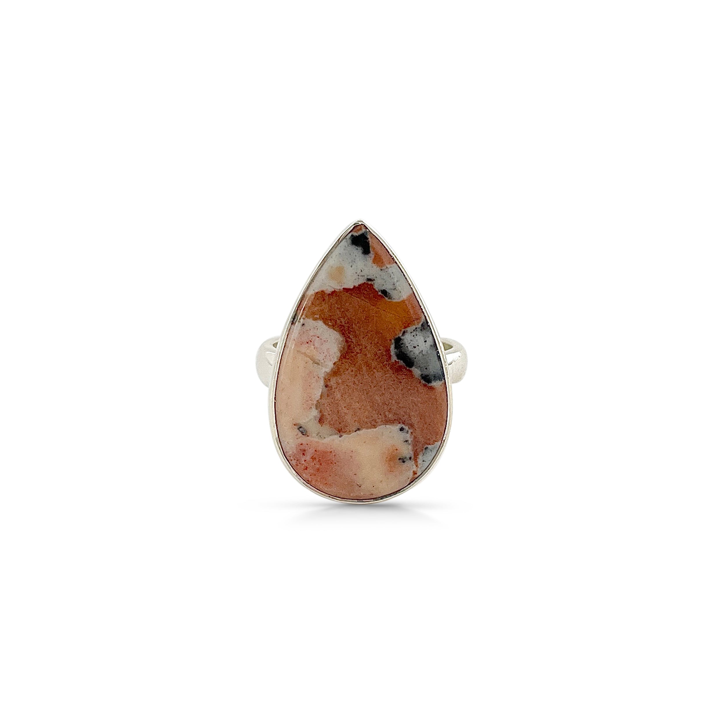 Deerfawn Jasper Ring-(DFJ-2-23)