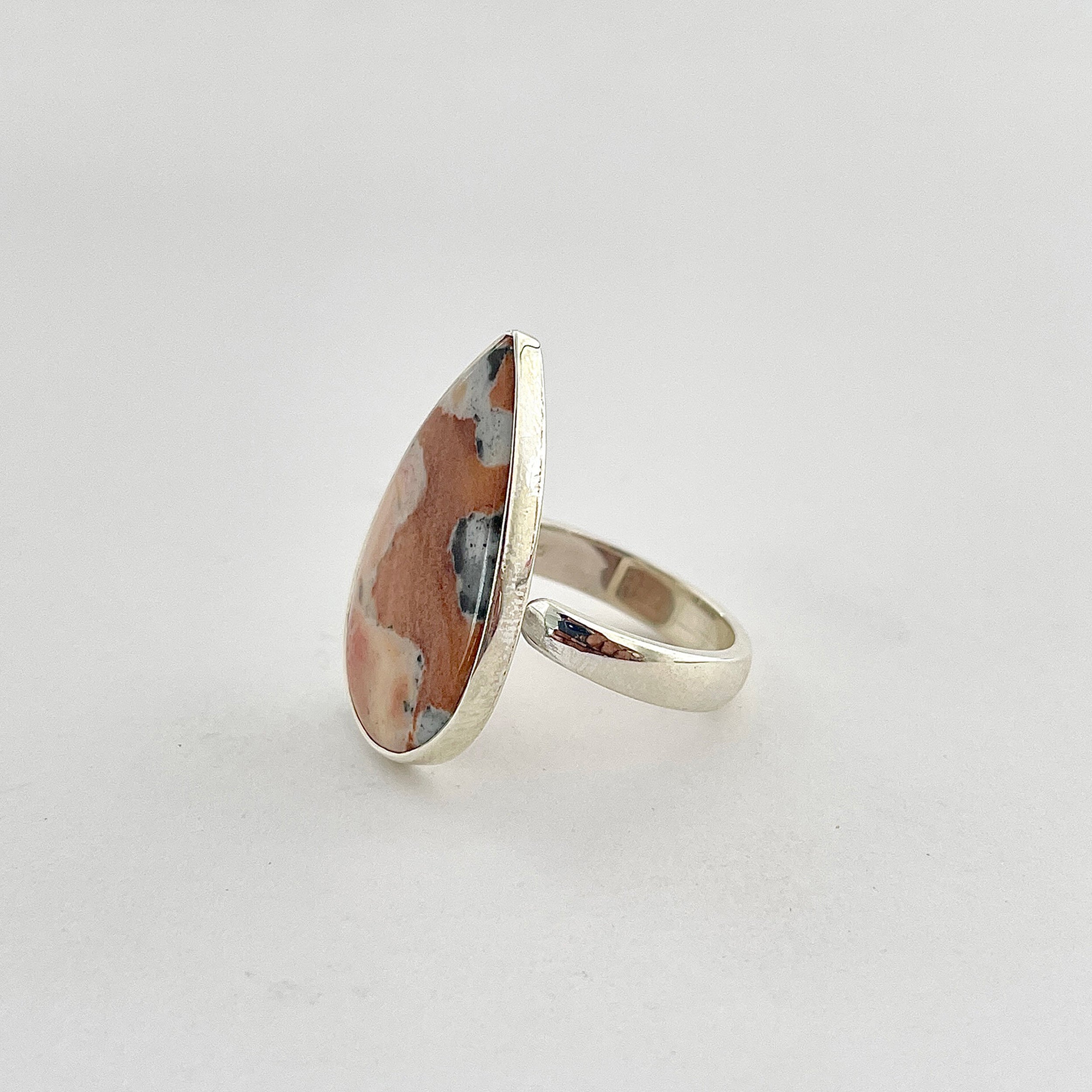 Deerfawn Jasper Ring-(DFJ-2-23)