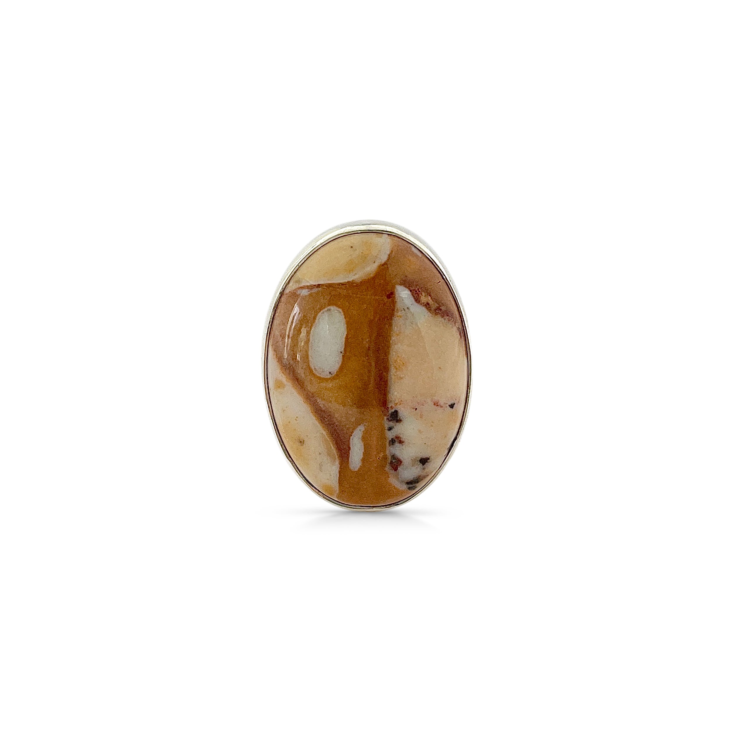 Deerfawn Jasper Ring-(DFJ-2-25)