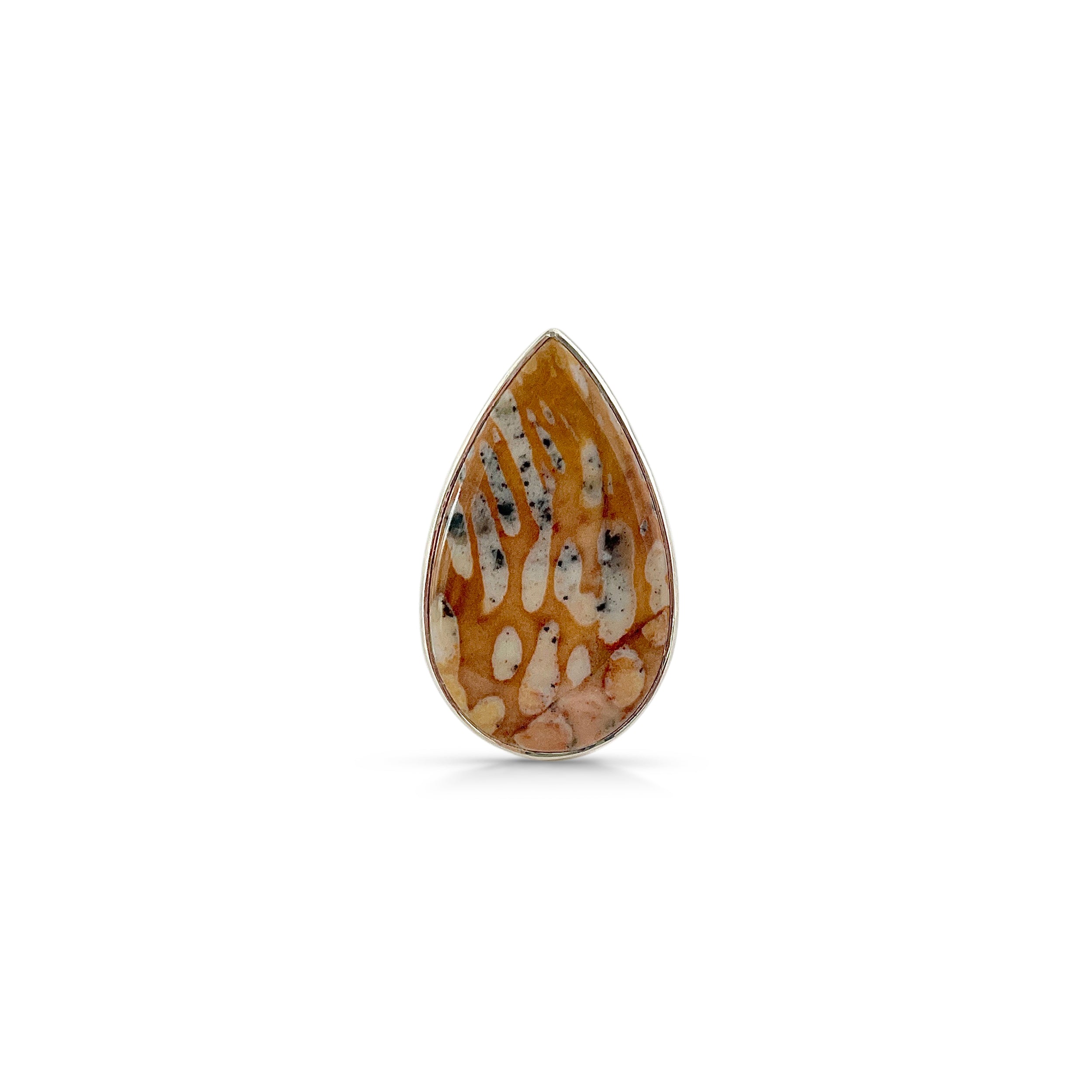 Deerfawn Jasper Ring-(DFJ-2-26)