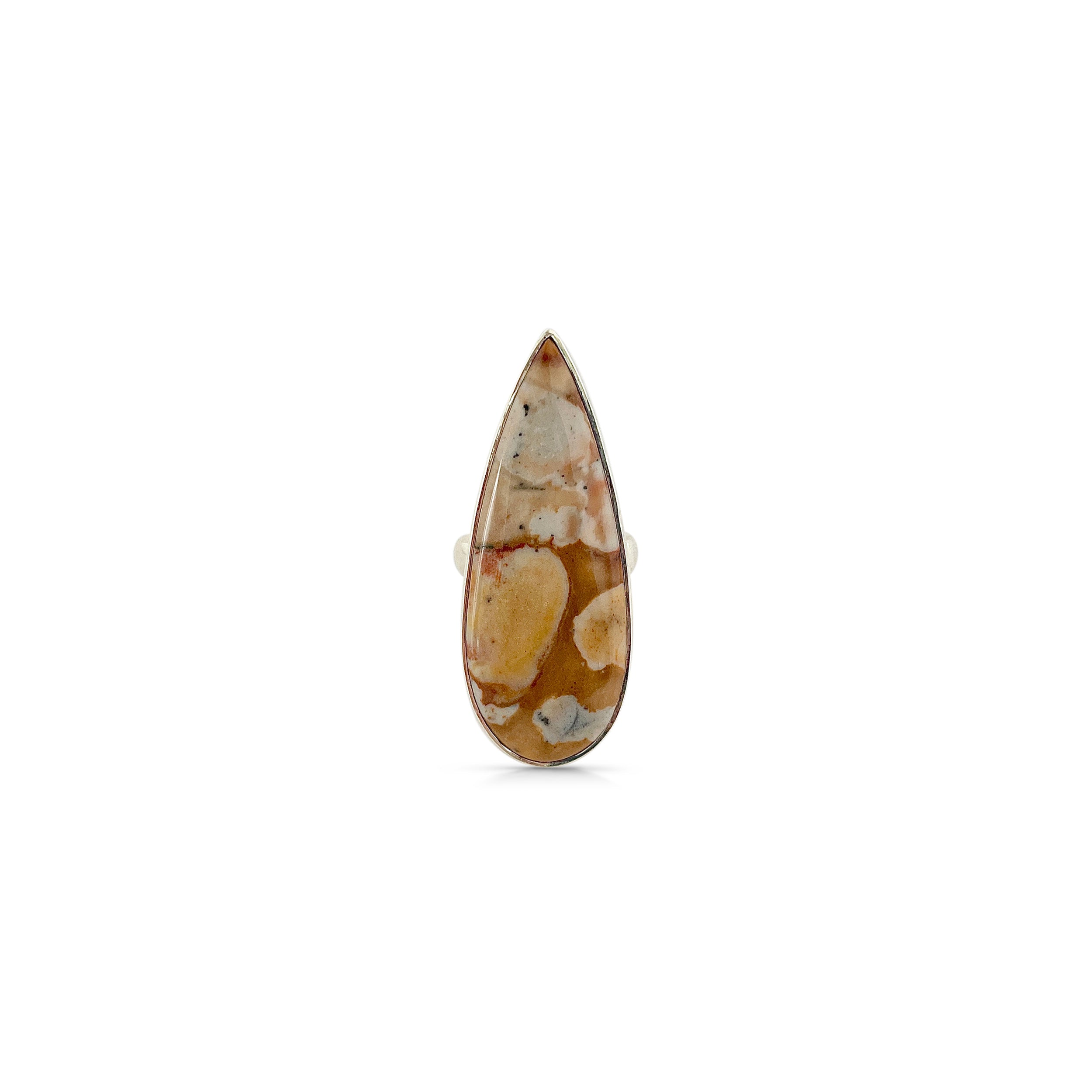 Deerfawn Jasper Ring-(DFJ-2-27)