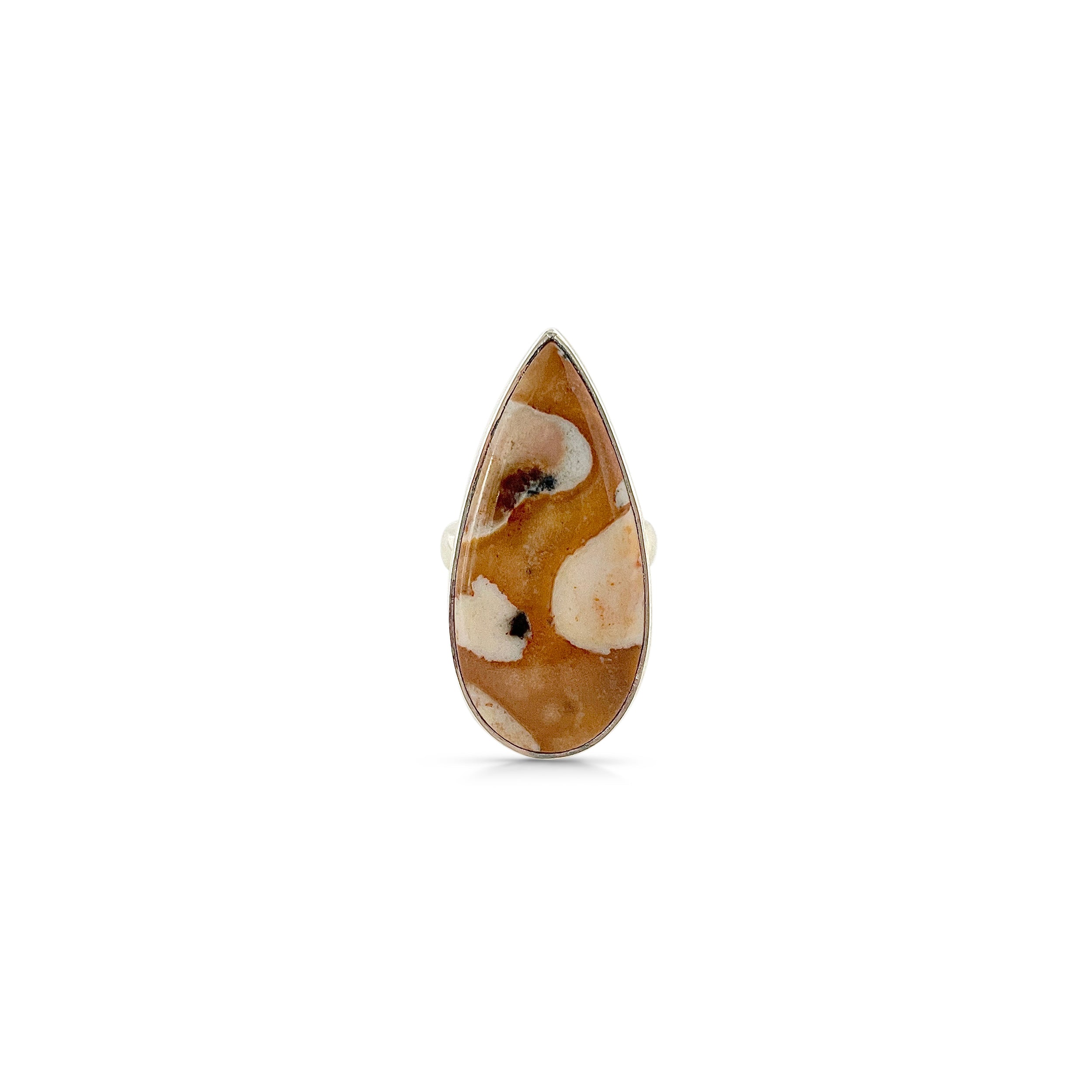 Deerfawn Jasper Ring-(DFJ-2-29)