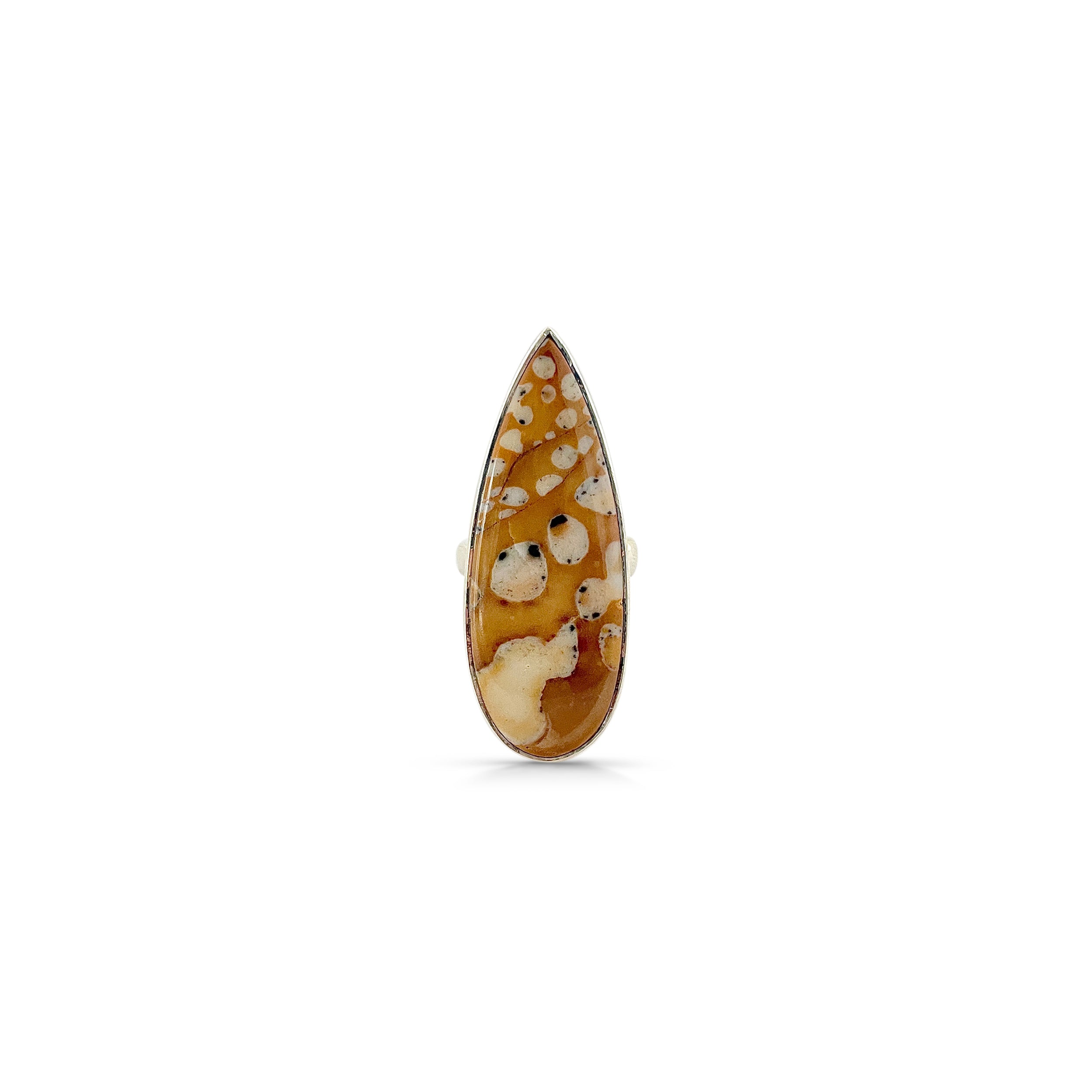 Deerfawn Jasper Ring-(DFJ-2-30)
