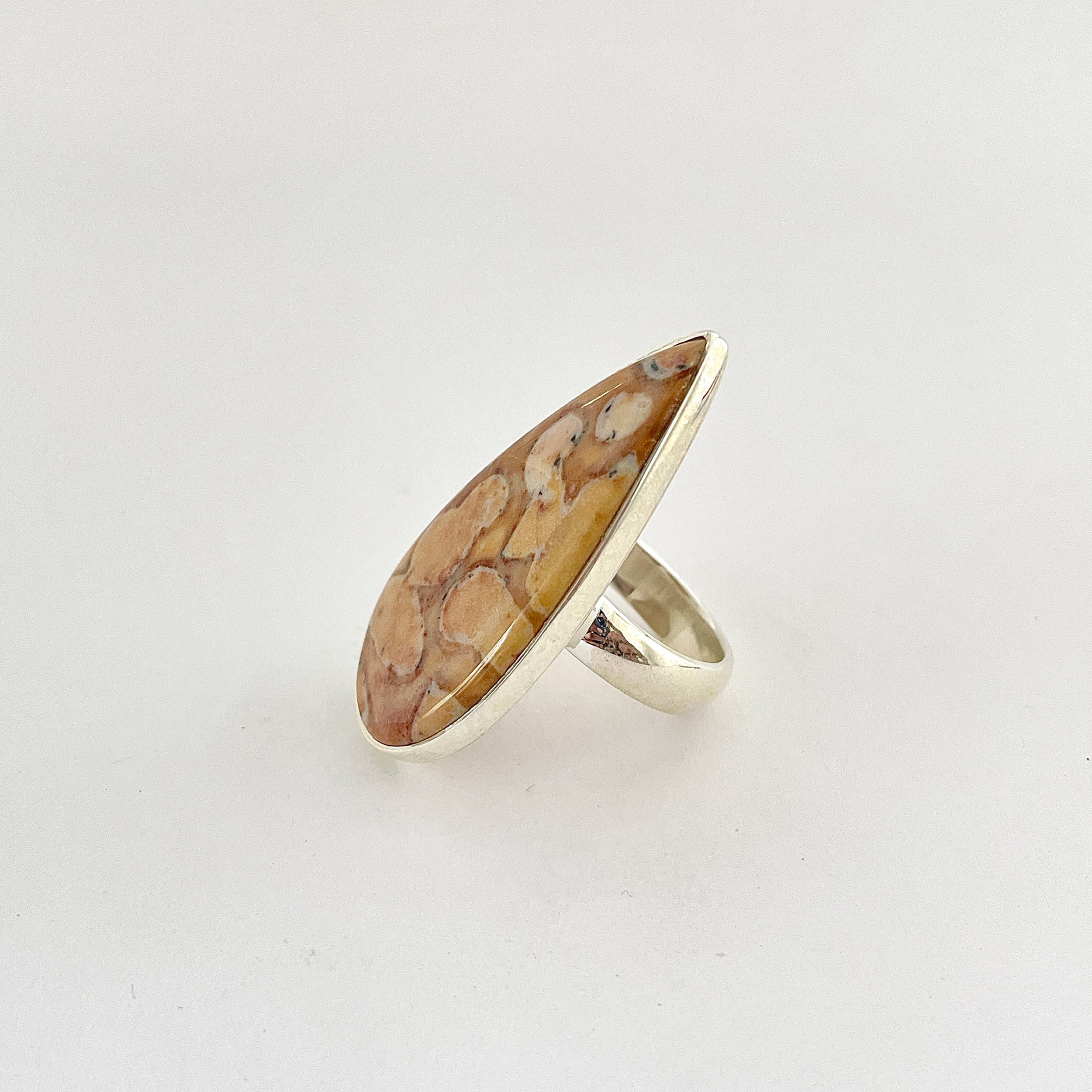Deerfawn Jasper Ring-(DFJ-2-32)