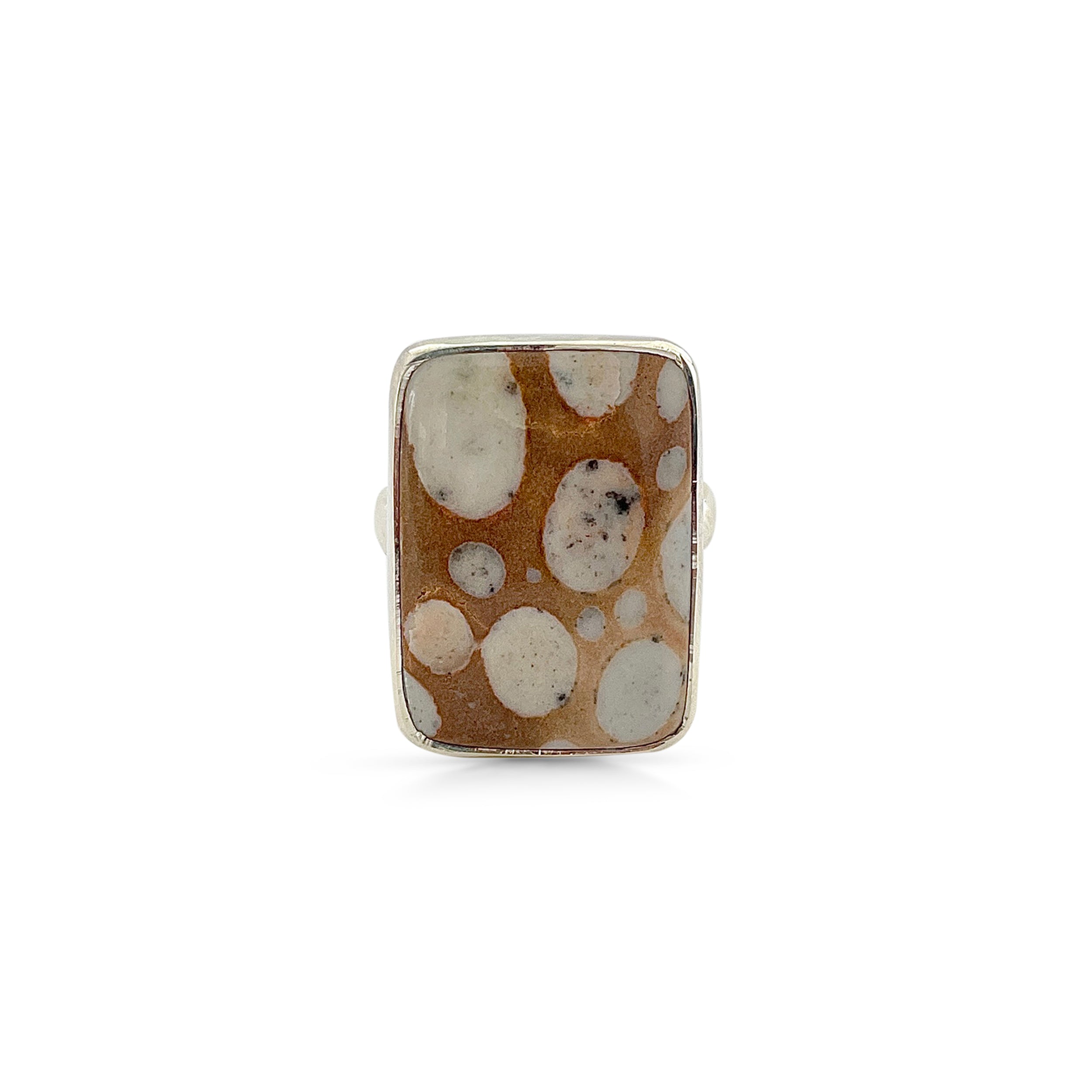 Deerfawn Jasper Ring-(DFJ-2-33)