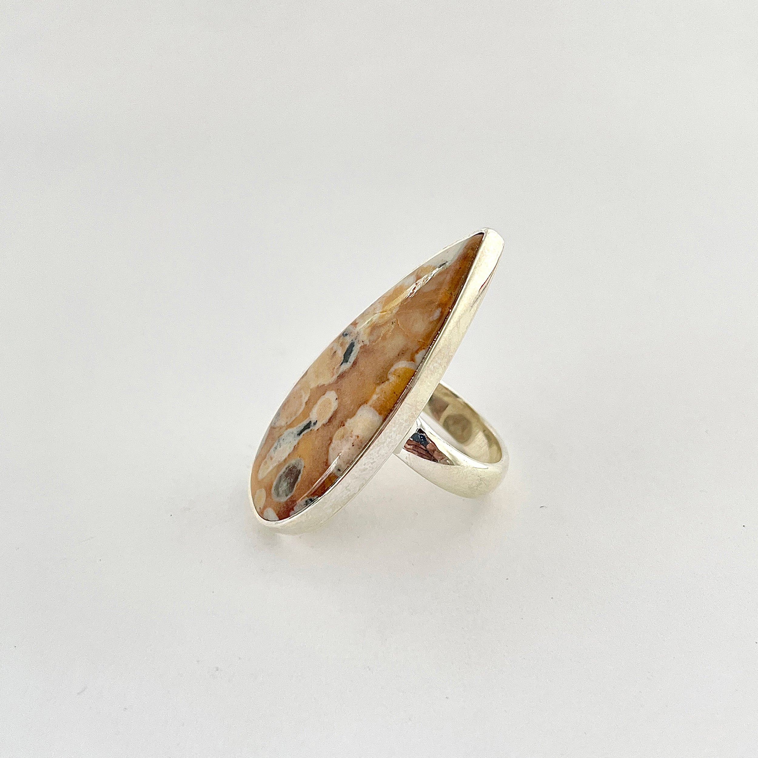 Deerfawn Jasper Ring-(DFJ-2-34)