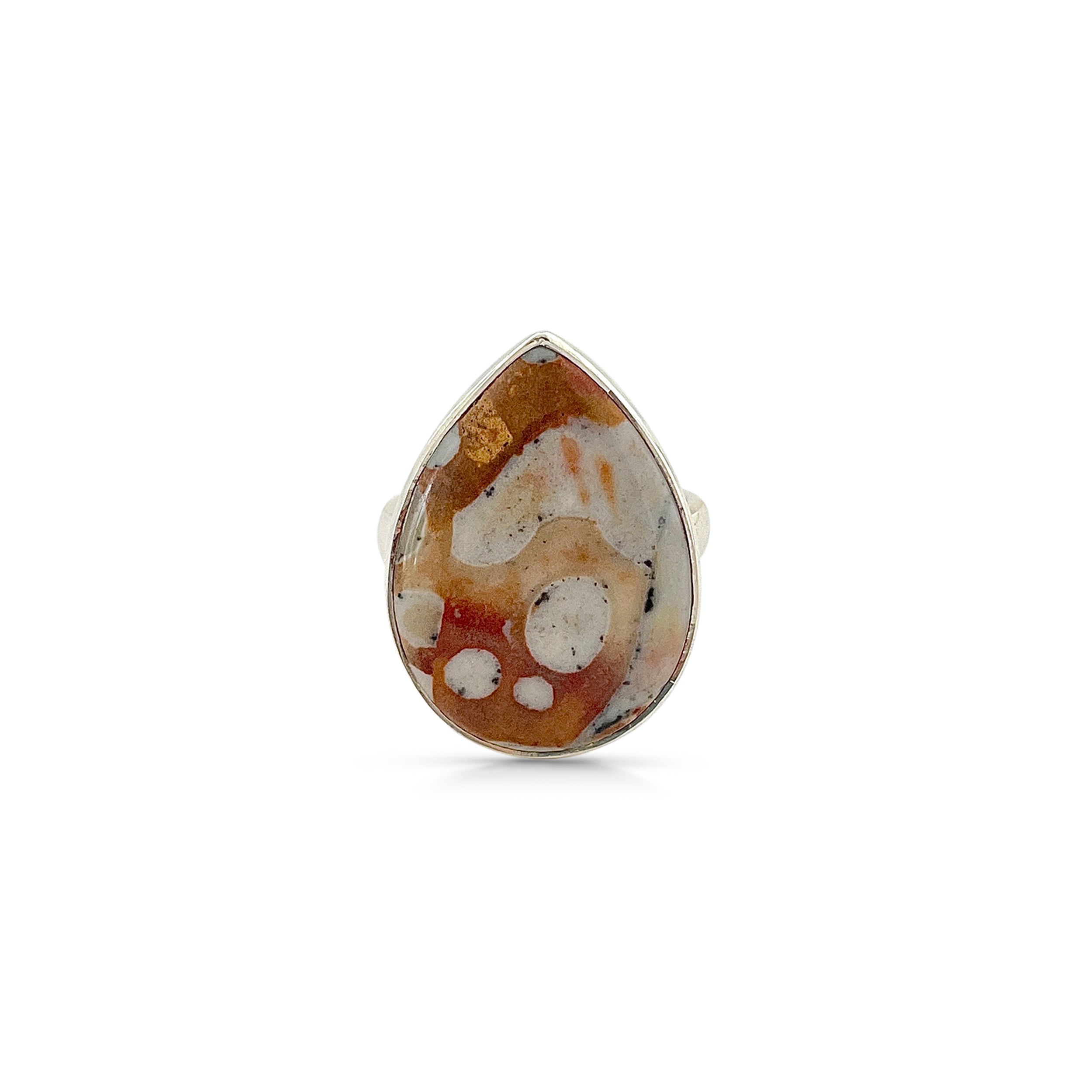 Deerfawn Jasper Ring-(DFJ-2-36)