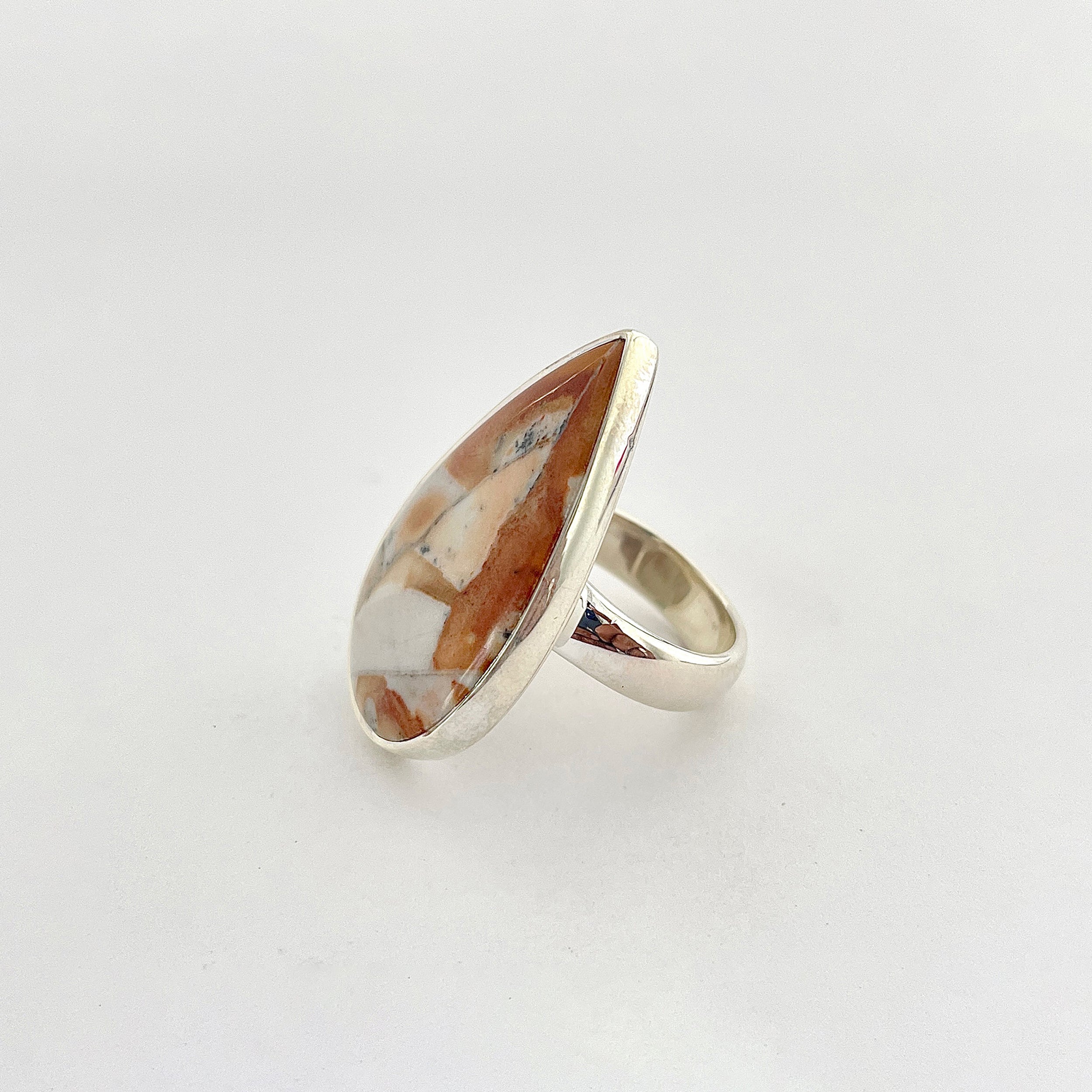 Deerfawn Jasper Ring-(DFJ-2-6)