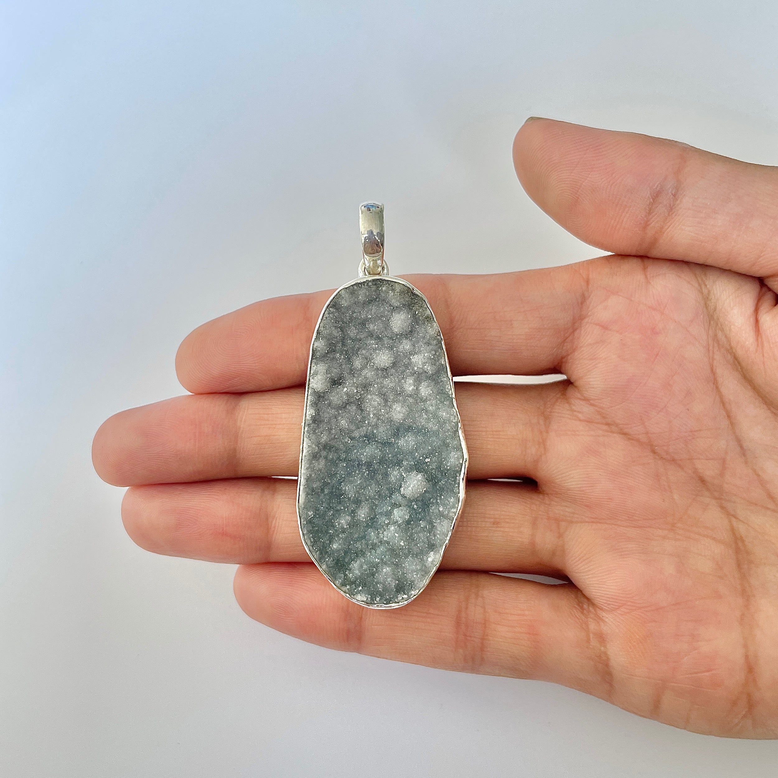 Natural Druzy Pendant-(DRZ-1-27)