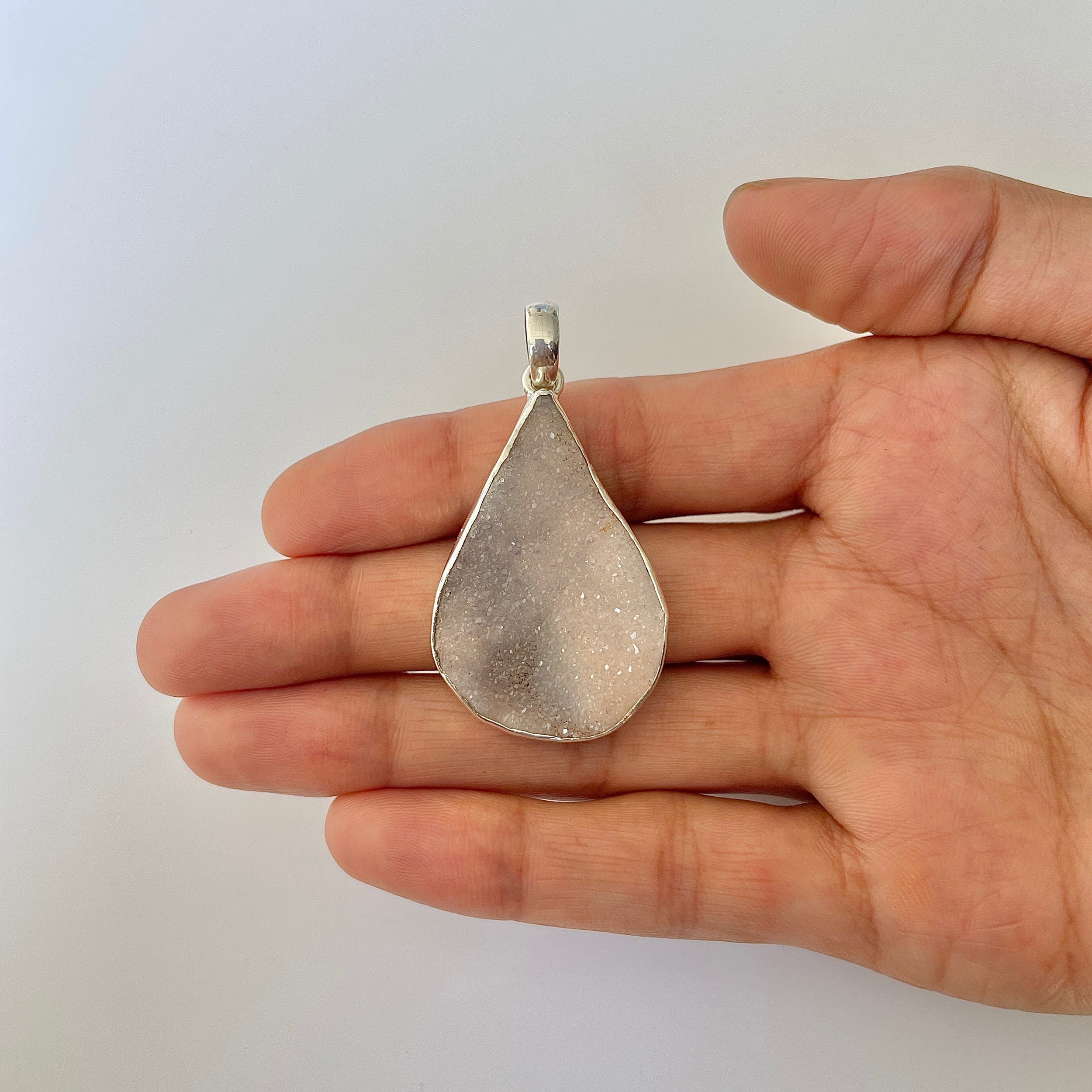 Natural Druzy Pendant-(DRZ-1-35)