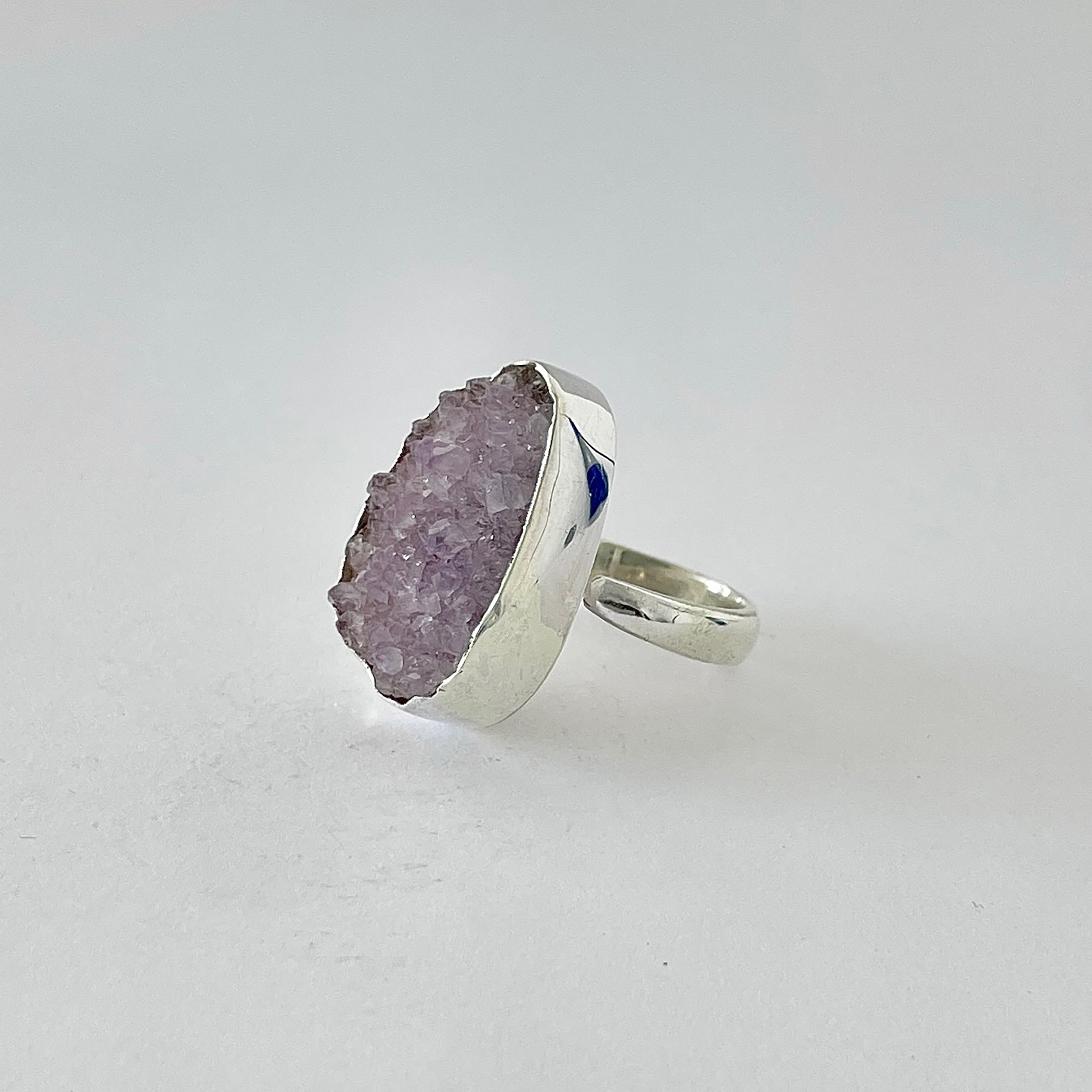 Natural Druzy Ring-(DRZ-2-1)