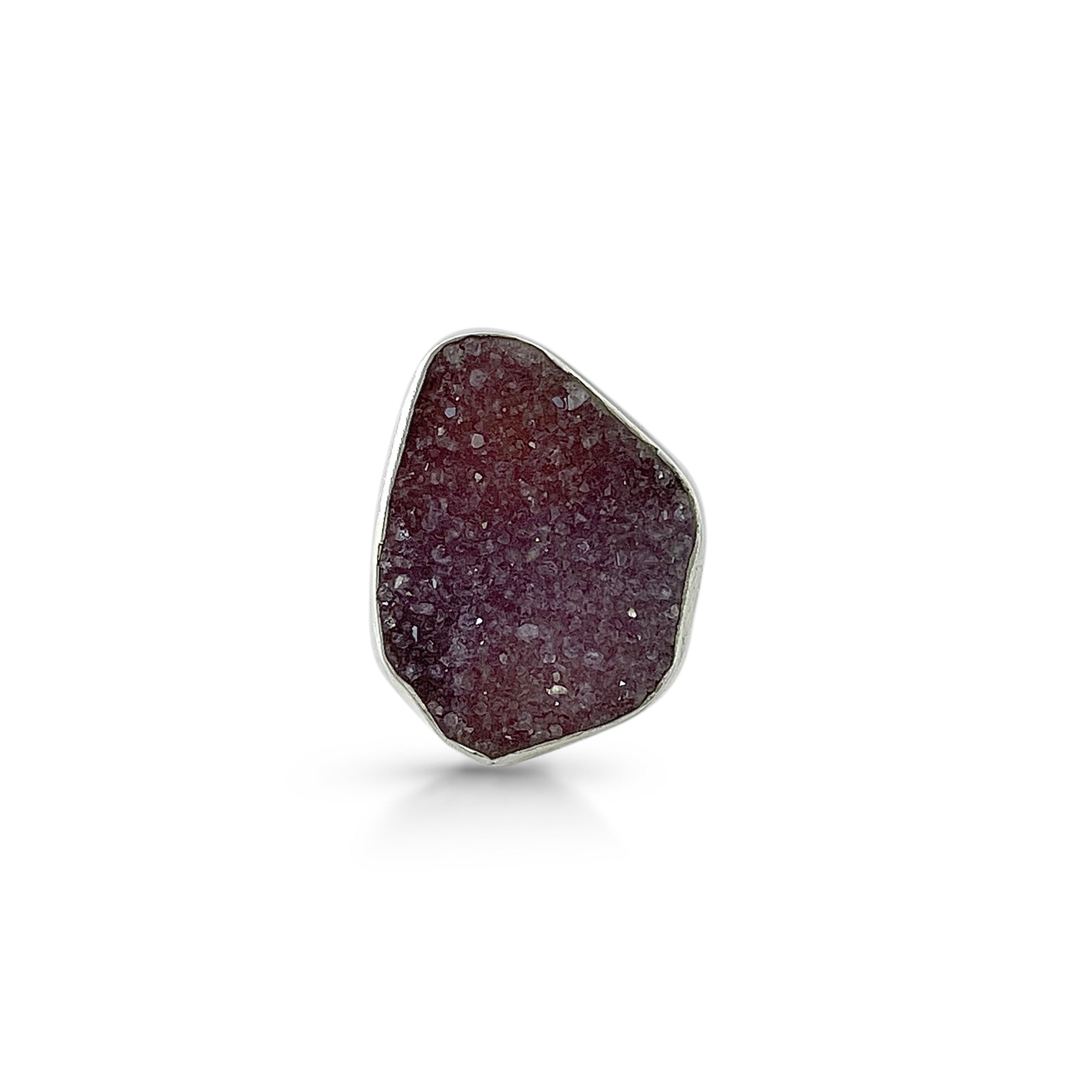 Natural Druzy Ring-(DRZ-2-10)