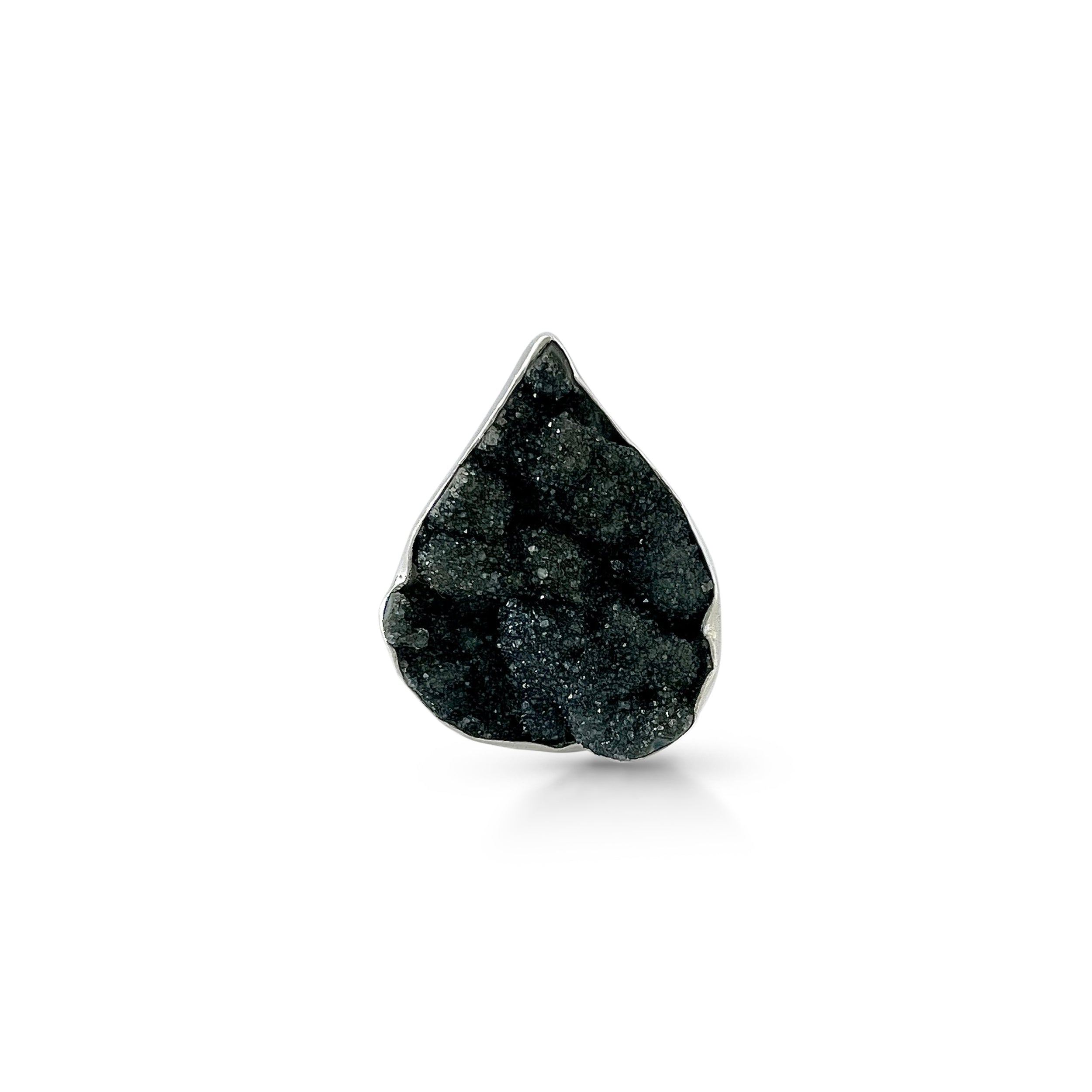 Natural Druzy Ring-(DRZ-2-16)