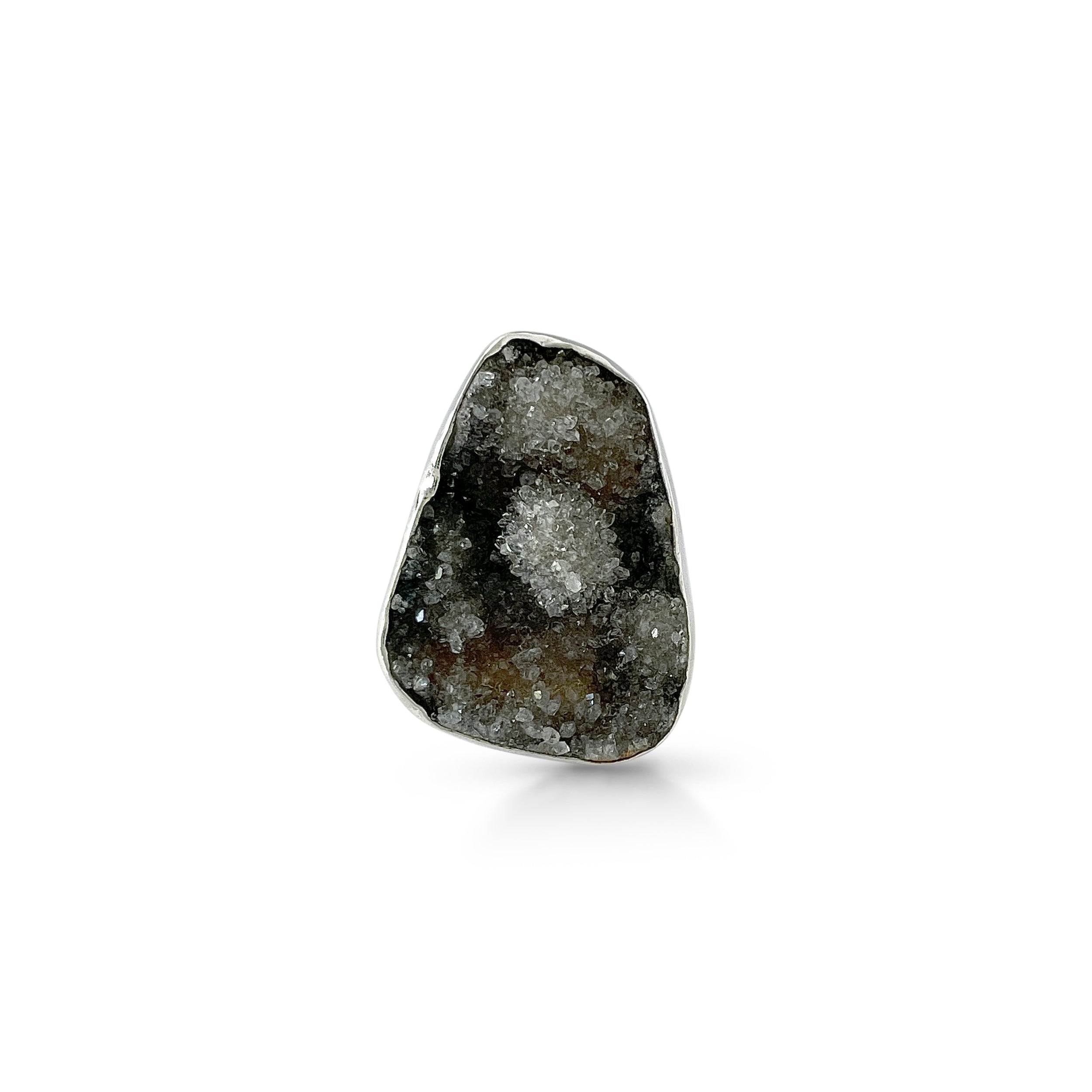 Natural Druzy Ring-(DRZ-2-17)