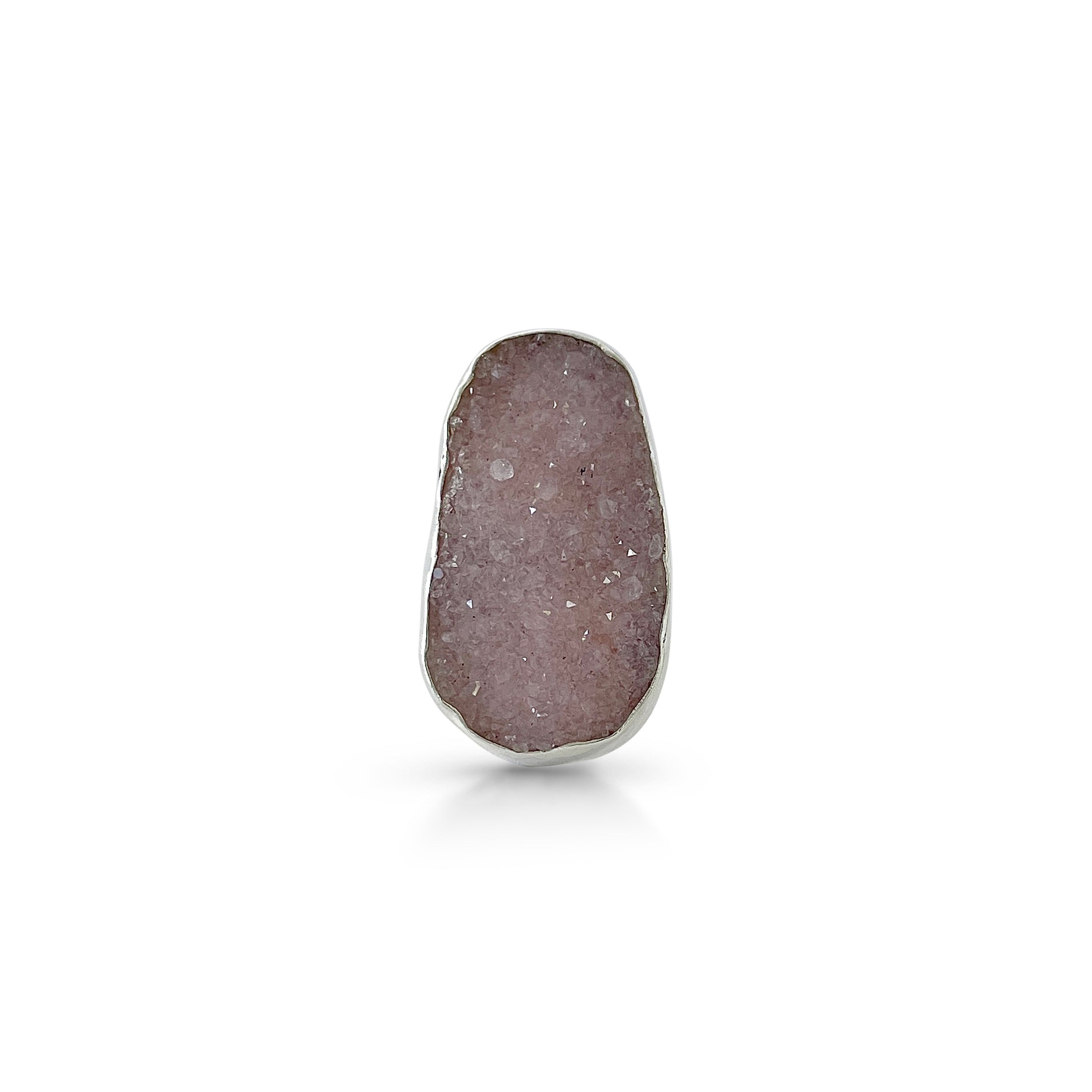 Natural Druzy Ring-(DRZ-2-19)