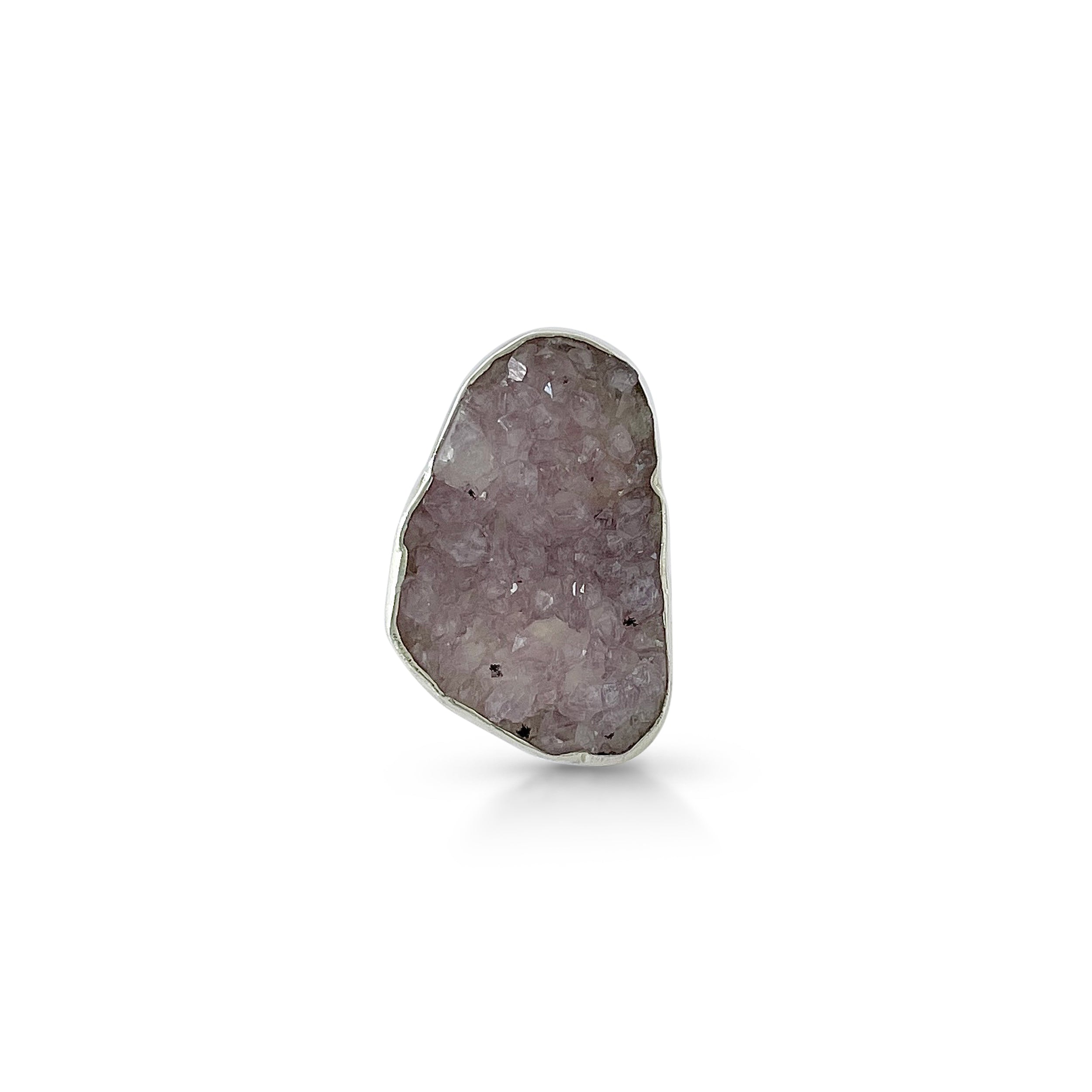 Natural Druzy Ring-(DRZ-2-23)