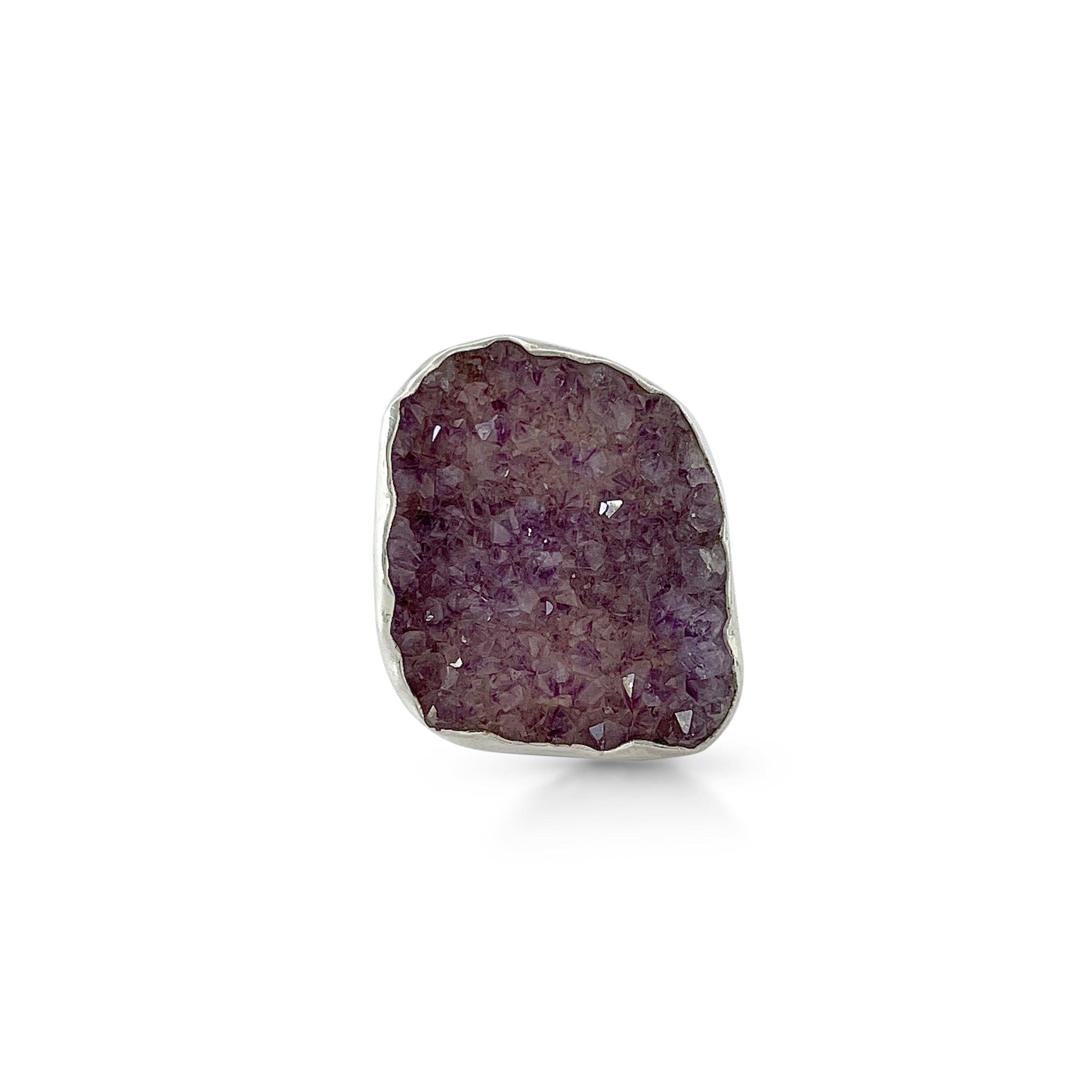 Natural Druzy Ring-(DRZ-2-24)