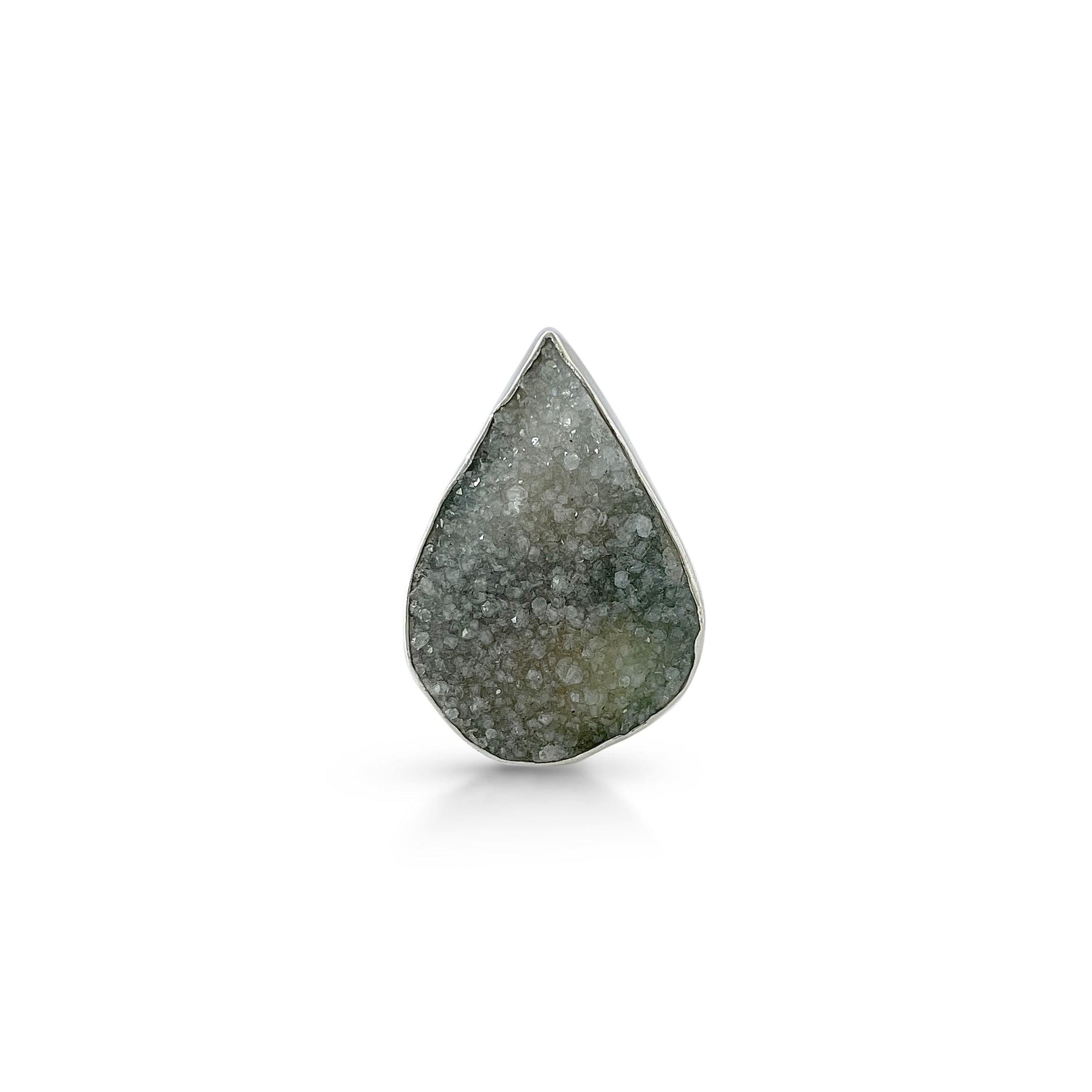 Natural Druzy Ring-(DRZ-2-25)