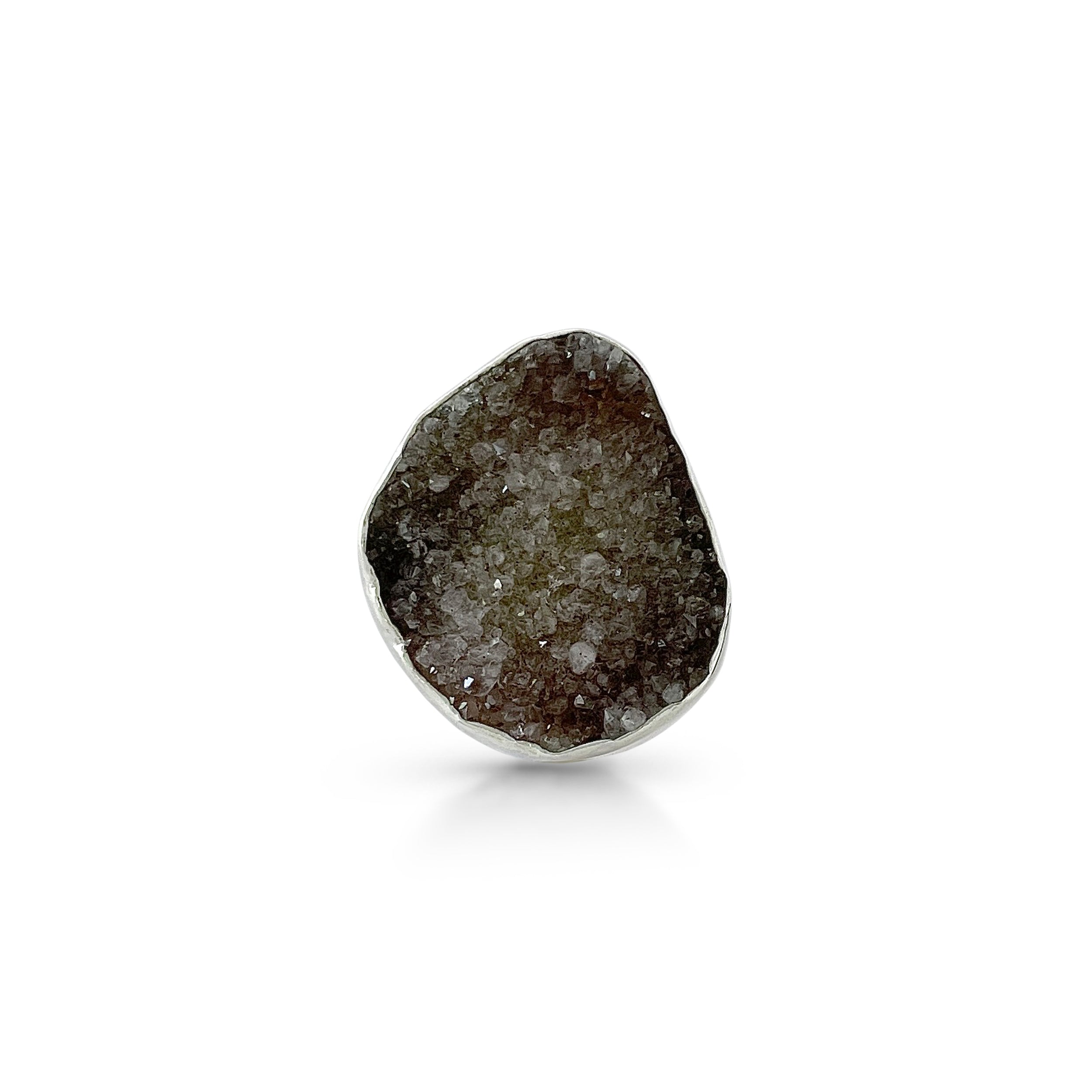 Natural Druzy Ring-(DRZ-2-27)