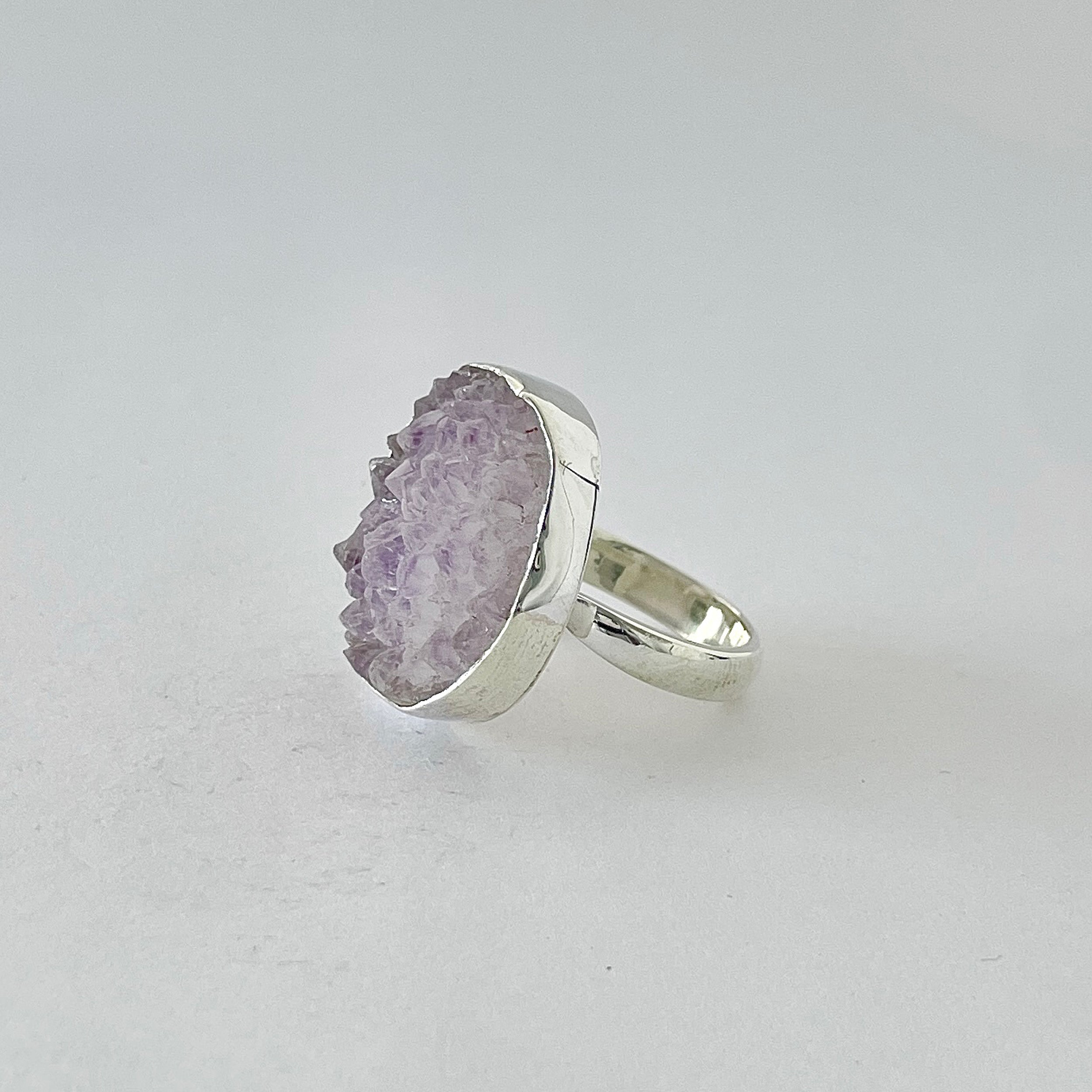Natural Druzy Ring-(DRZ-2-3)