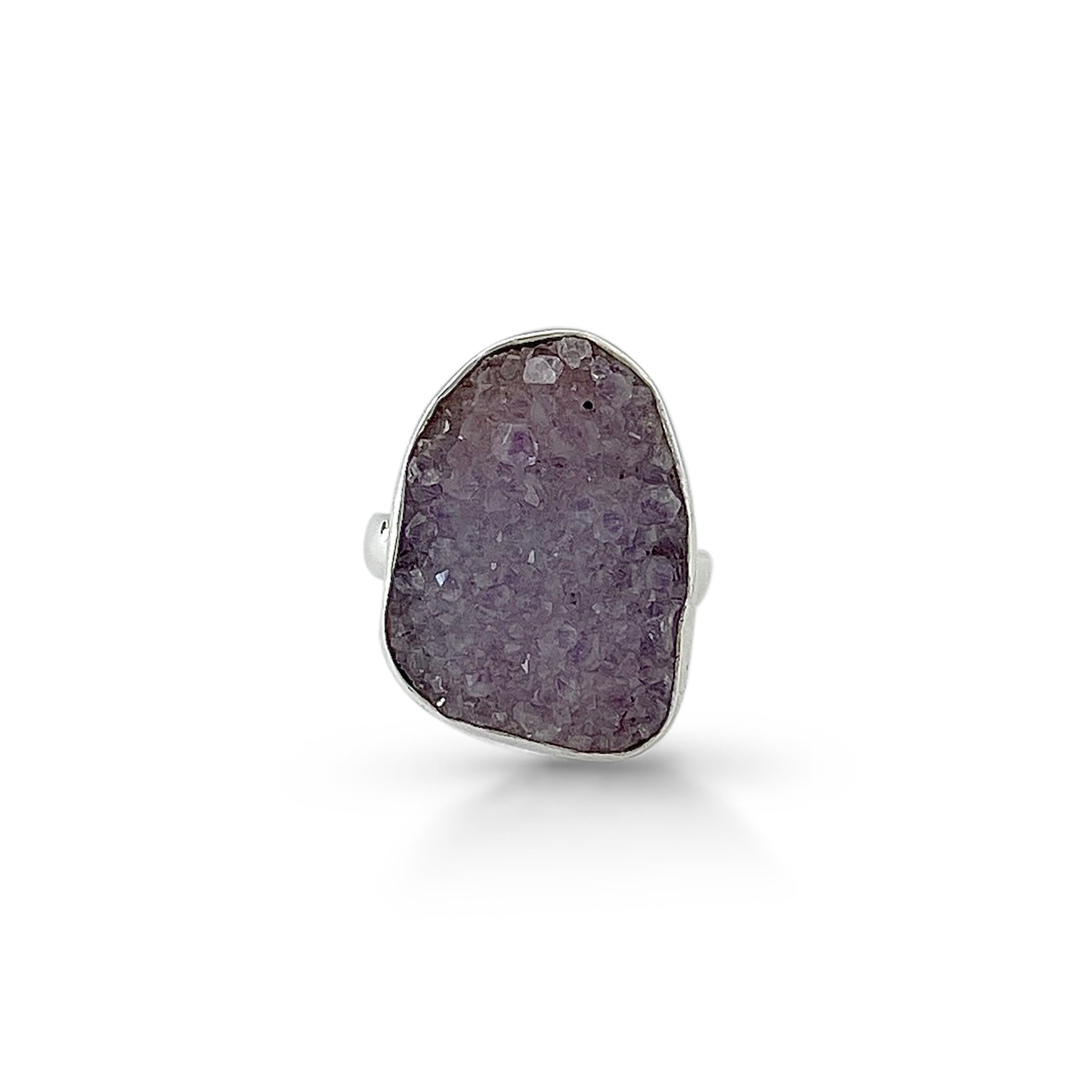 Natural Druzy Ring-(DRZ-2-30)