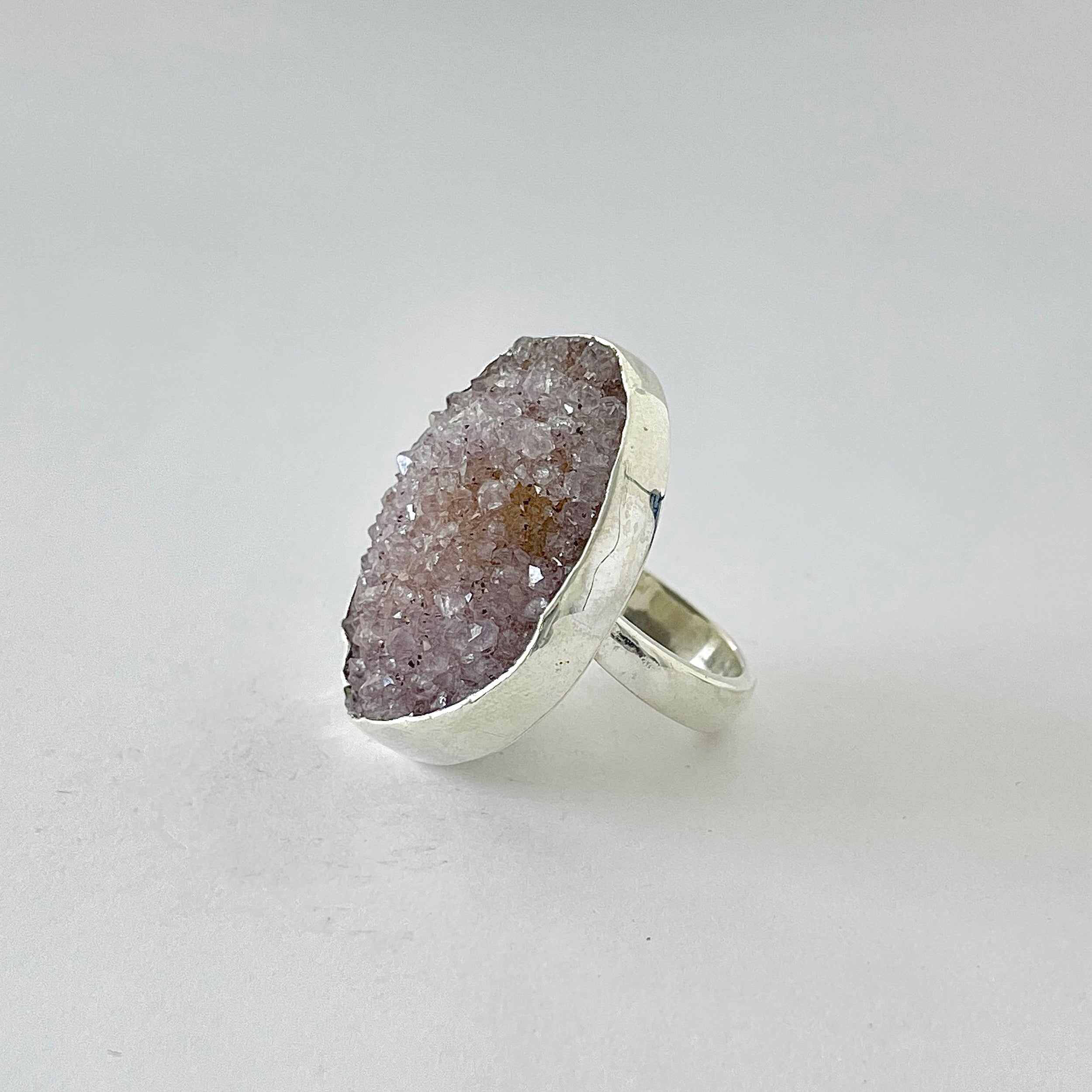 Natural Druzy Ring-(DRZ-2-31)