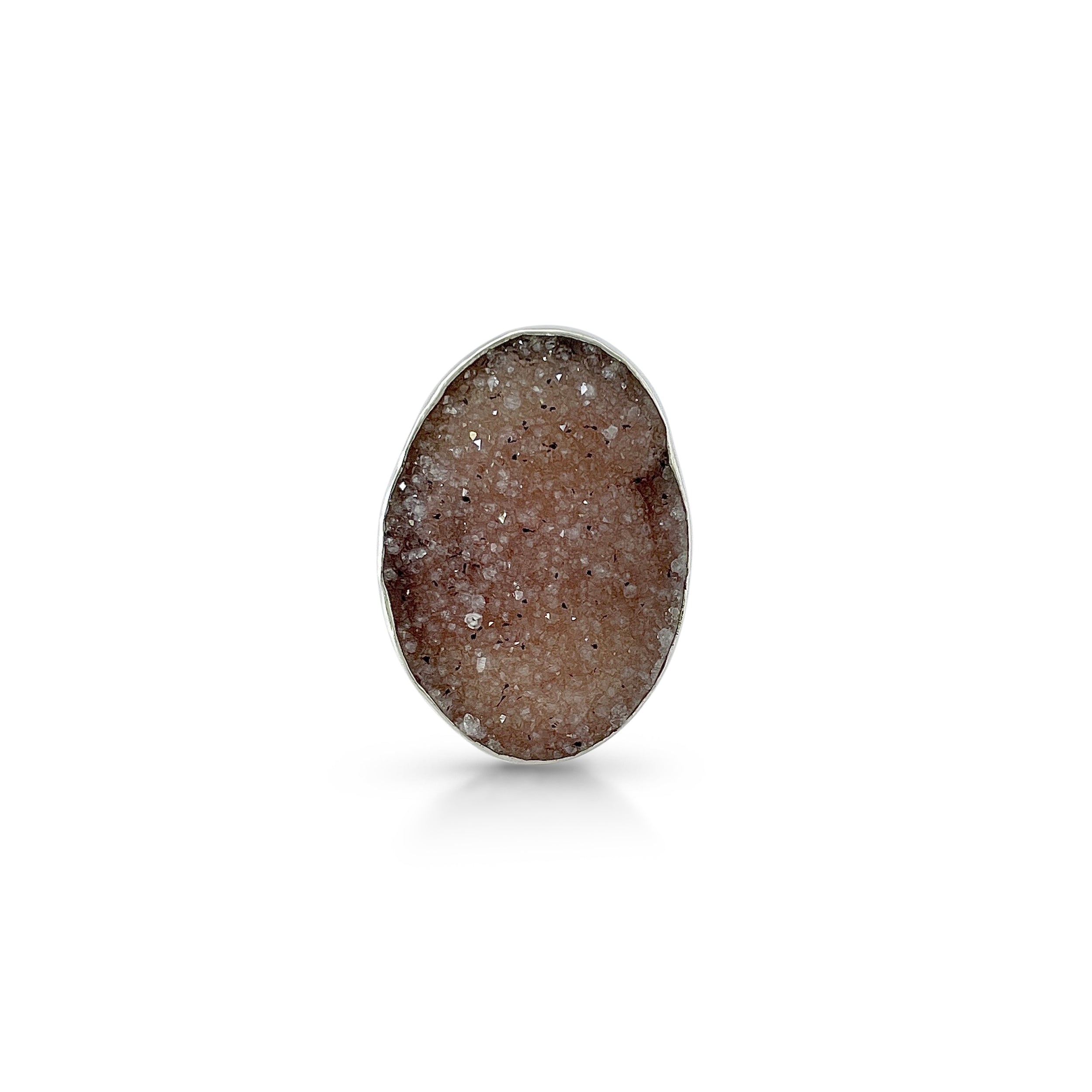 Natural Druzy Ring-(DRZ-2-32)