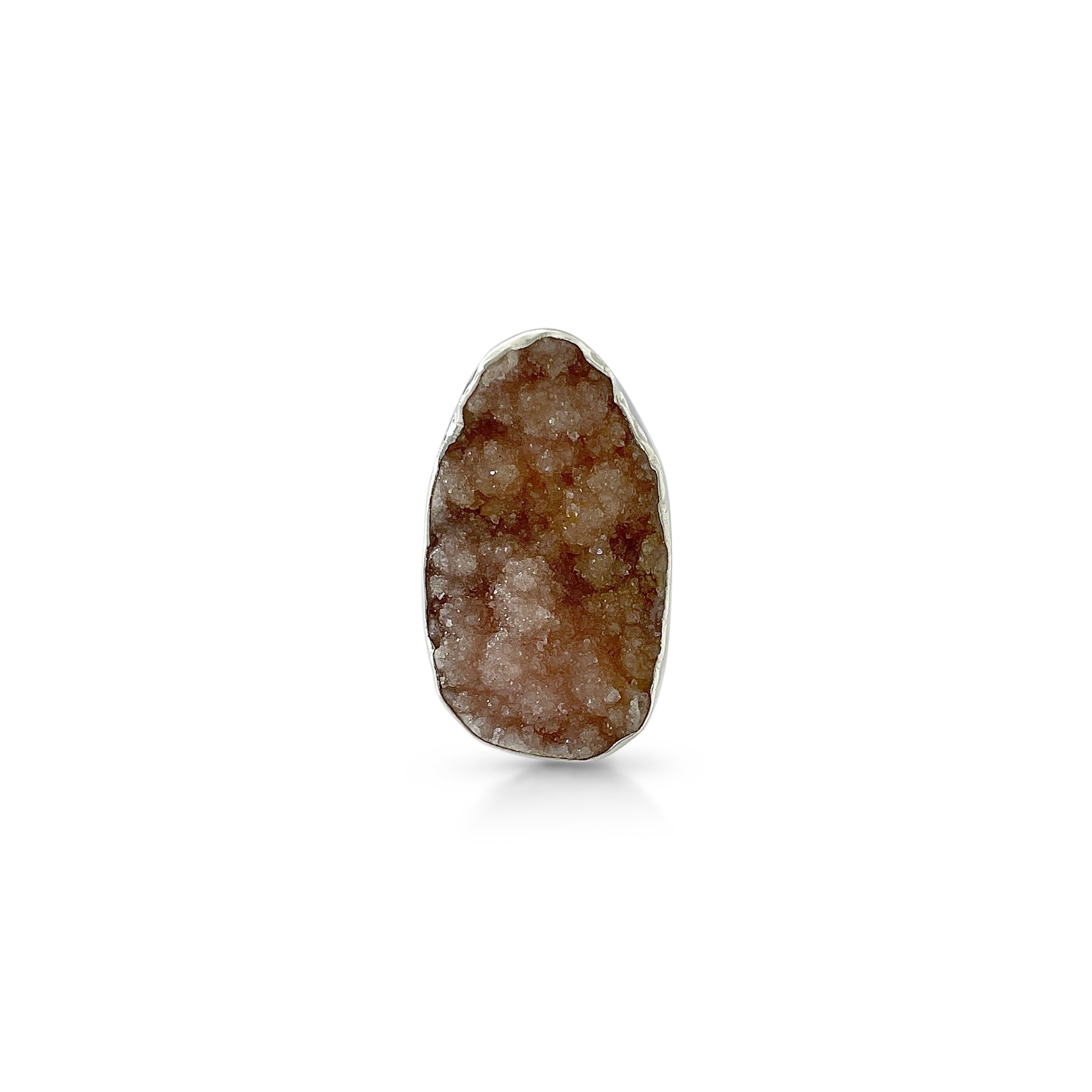 Natural Druzy Ring-(DRZ-2-33)