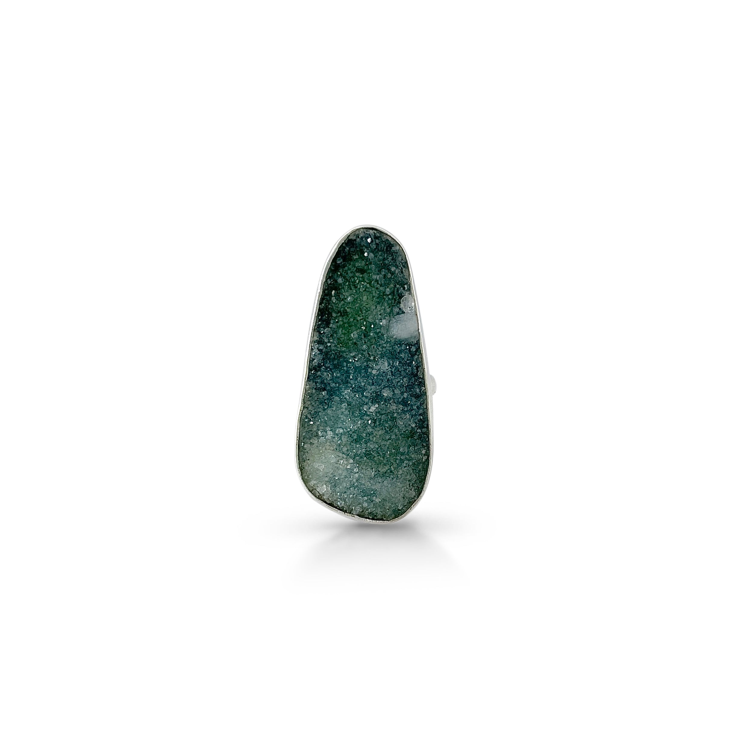 Natural Druzy Ring-(DRZ-2-34)