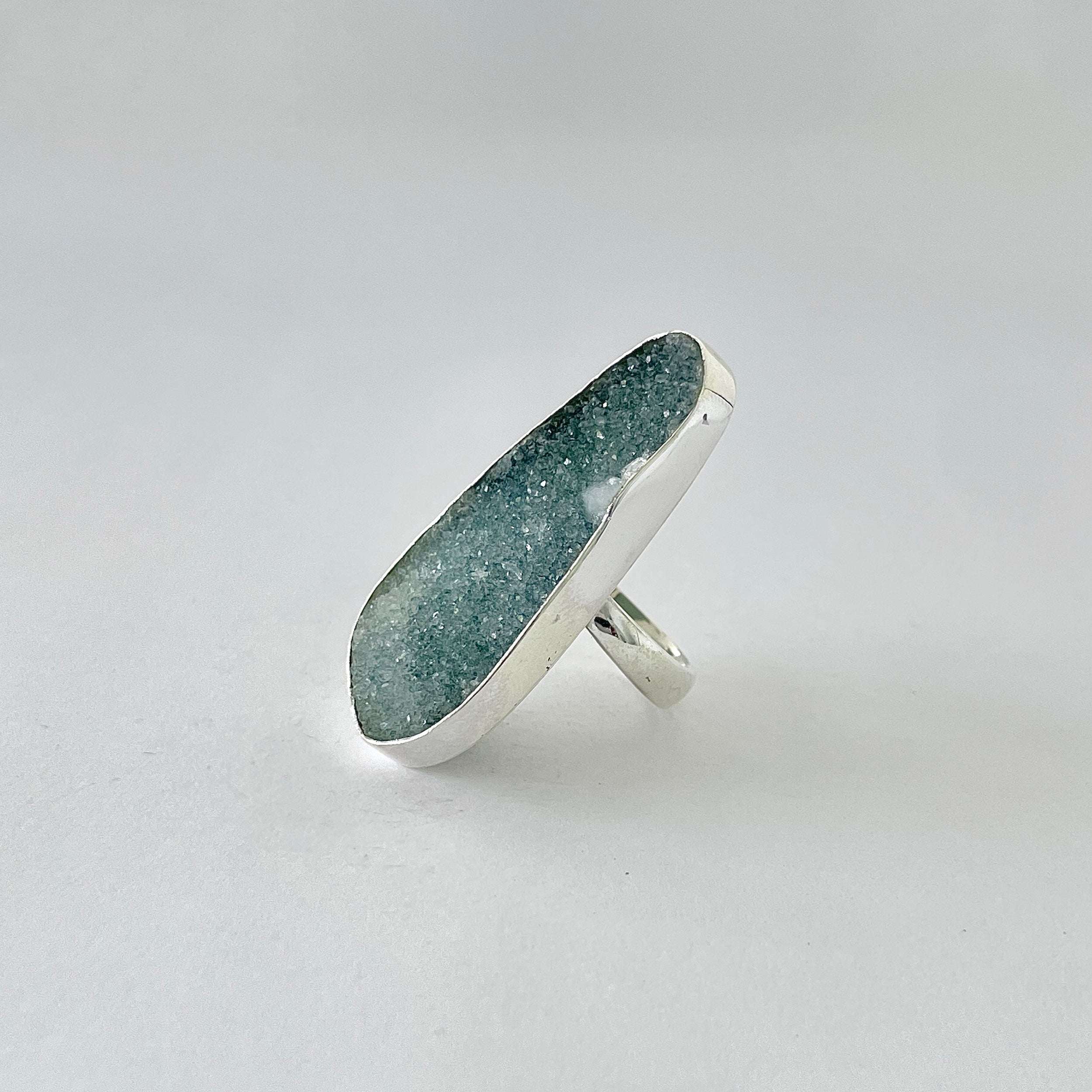 Natural Druzy Ring-(DRZ-2-34)