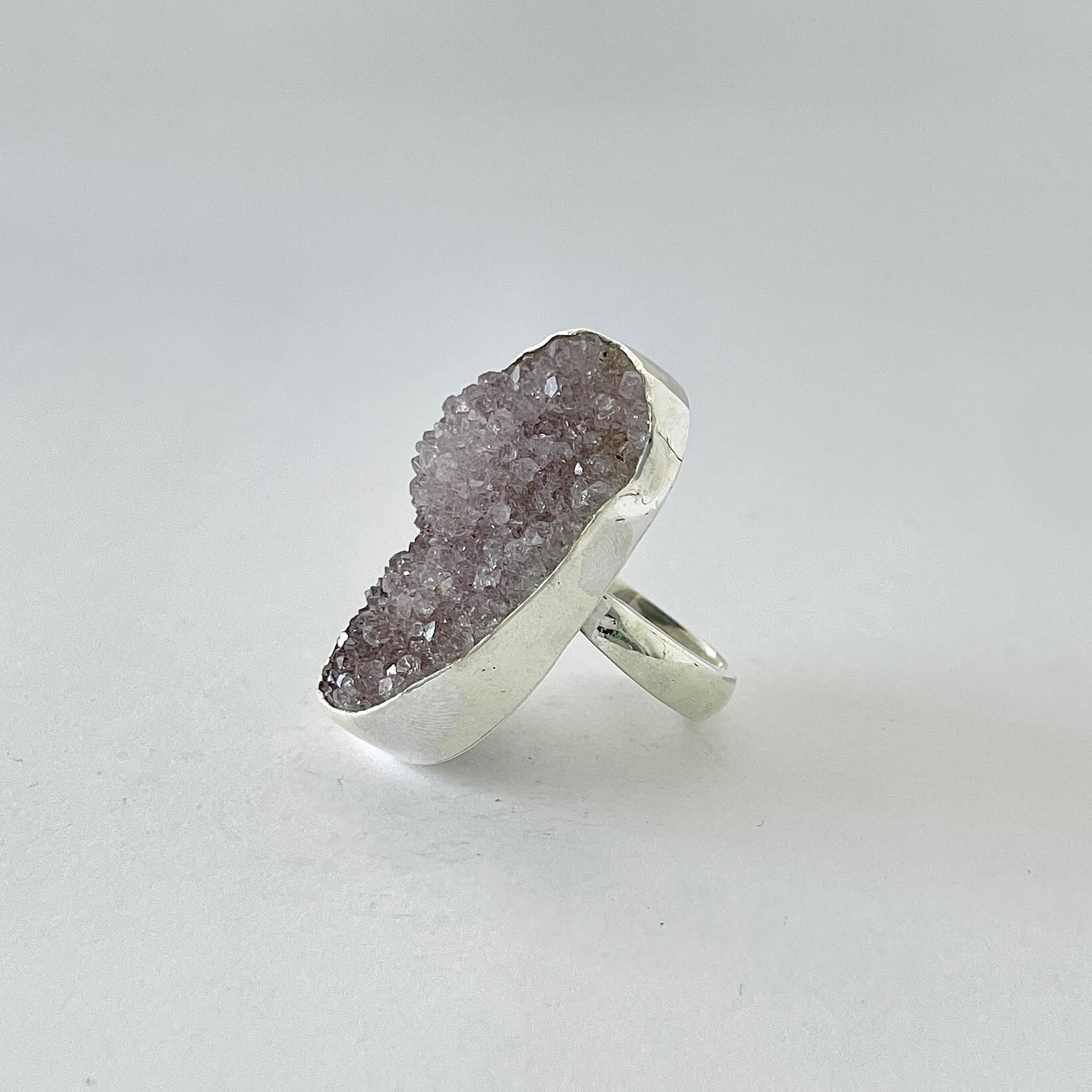 Natural Druzy Ring-(DRZ-2-37)