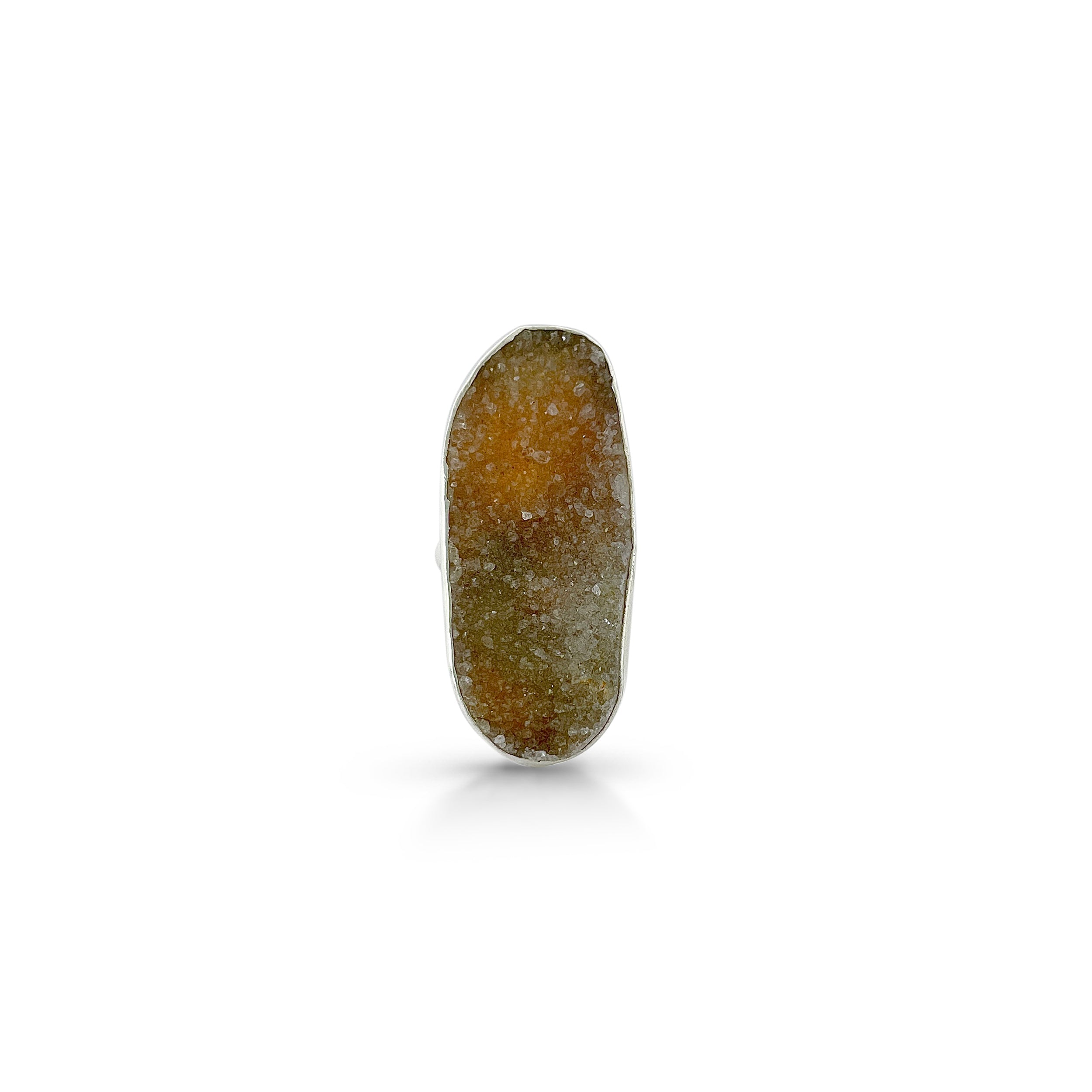 Natural Druzy Ring-(DRZ-2-7)
