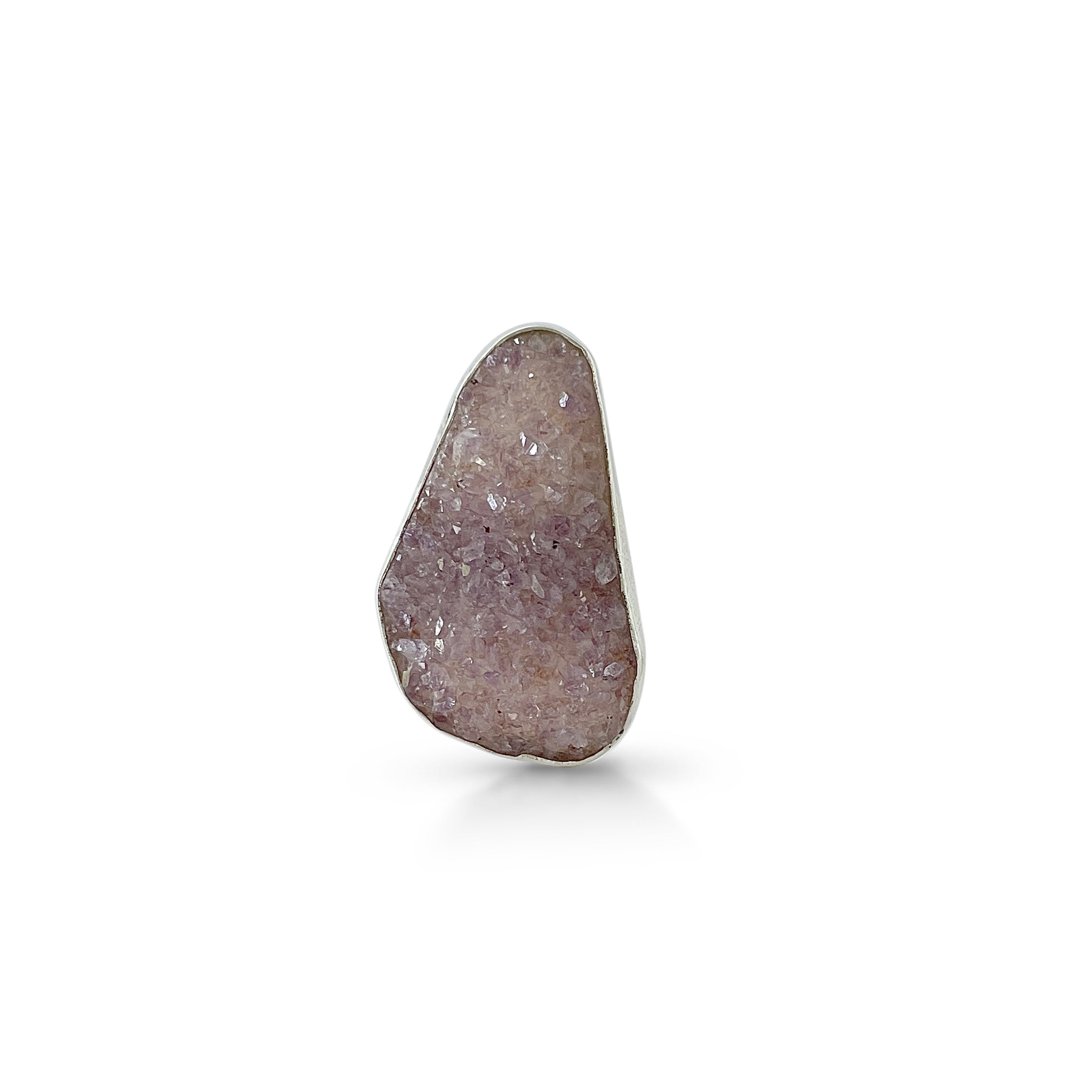 Natural Druzy Ring-(DRZ-2-8)