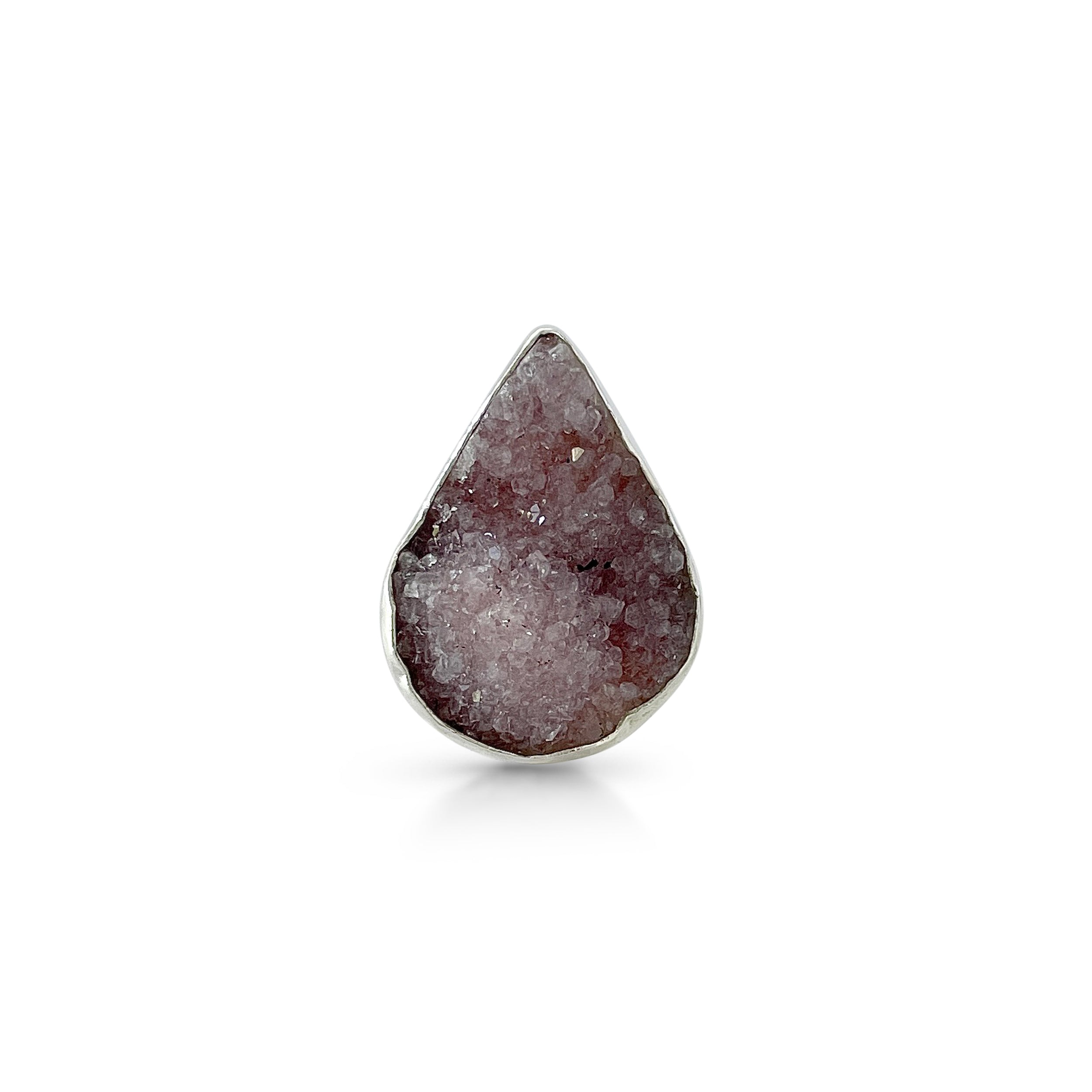 Natural Druzy Ring-(DRZ-2-9)