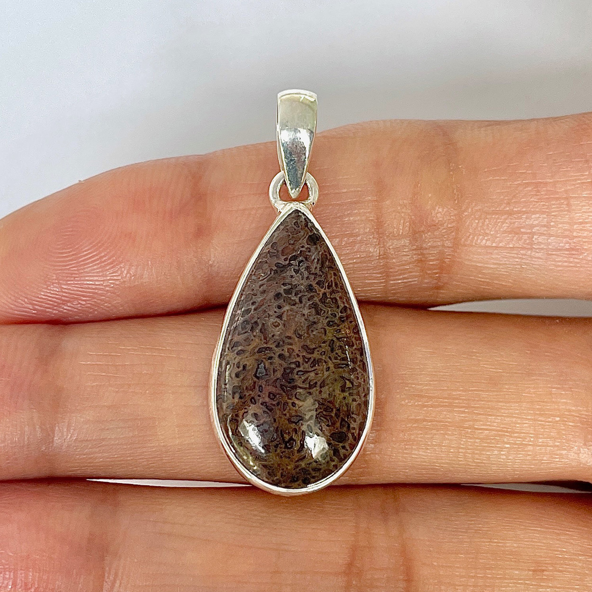 Dinosaur Bone Pendant-(DSB-1-10)