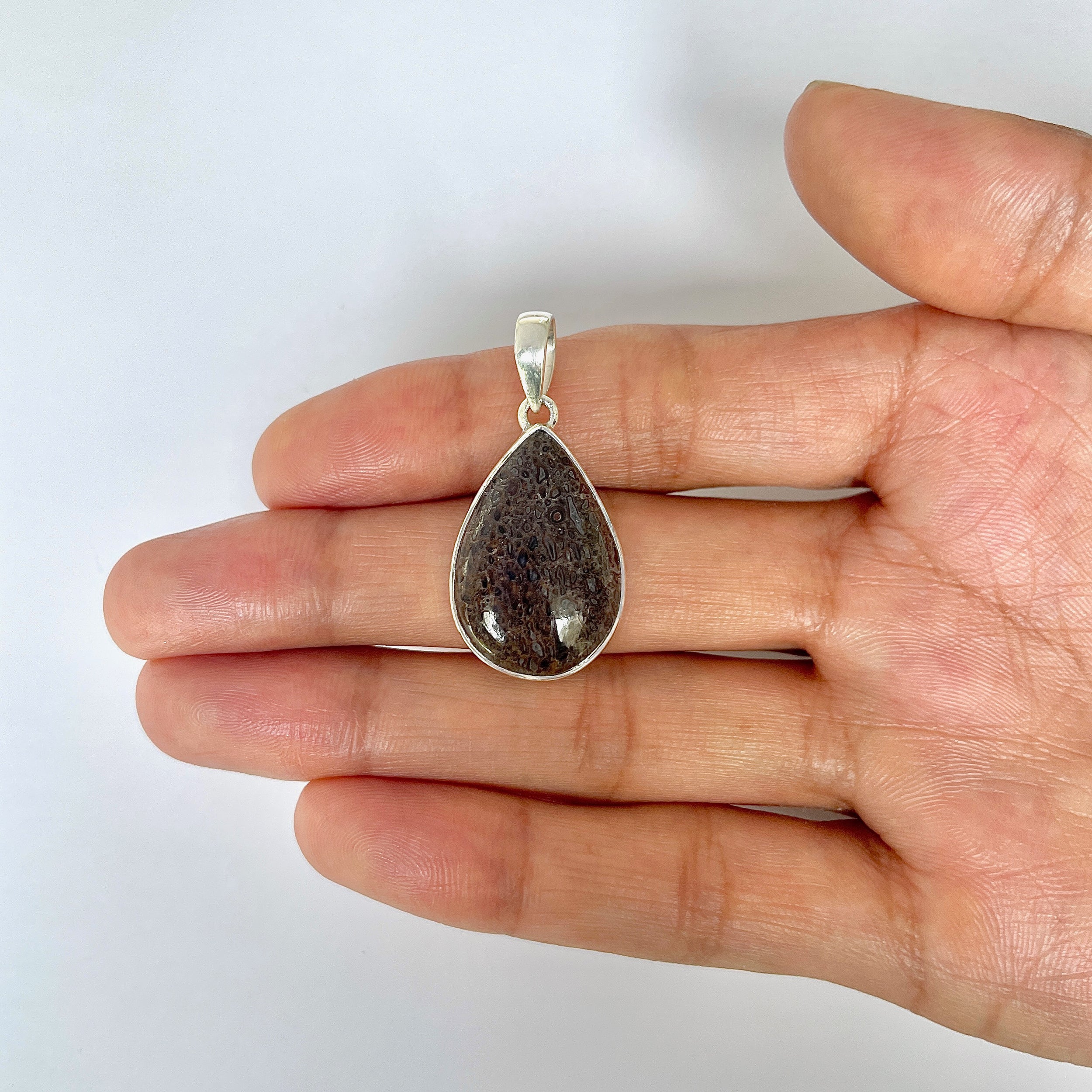 Dinosaur Bone Pendant-(DSB-1-7)
