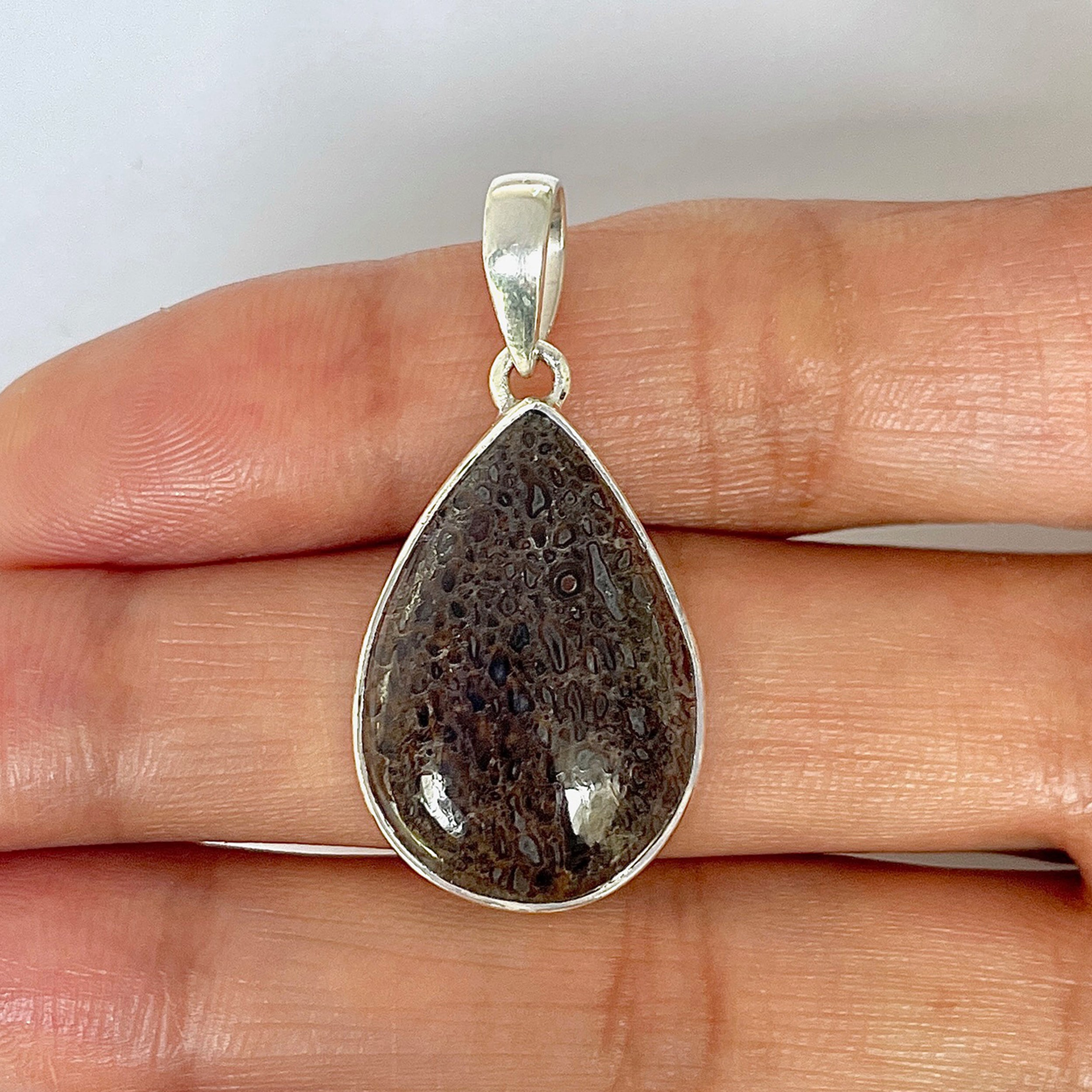 Dinosaur Bone Pendant-(DSB-1-7)