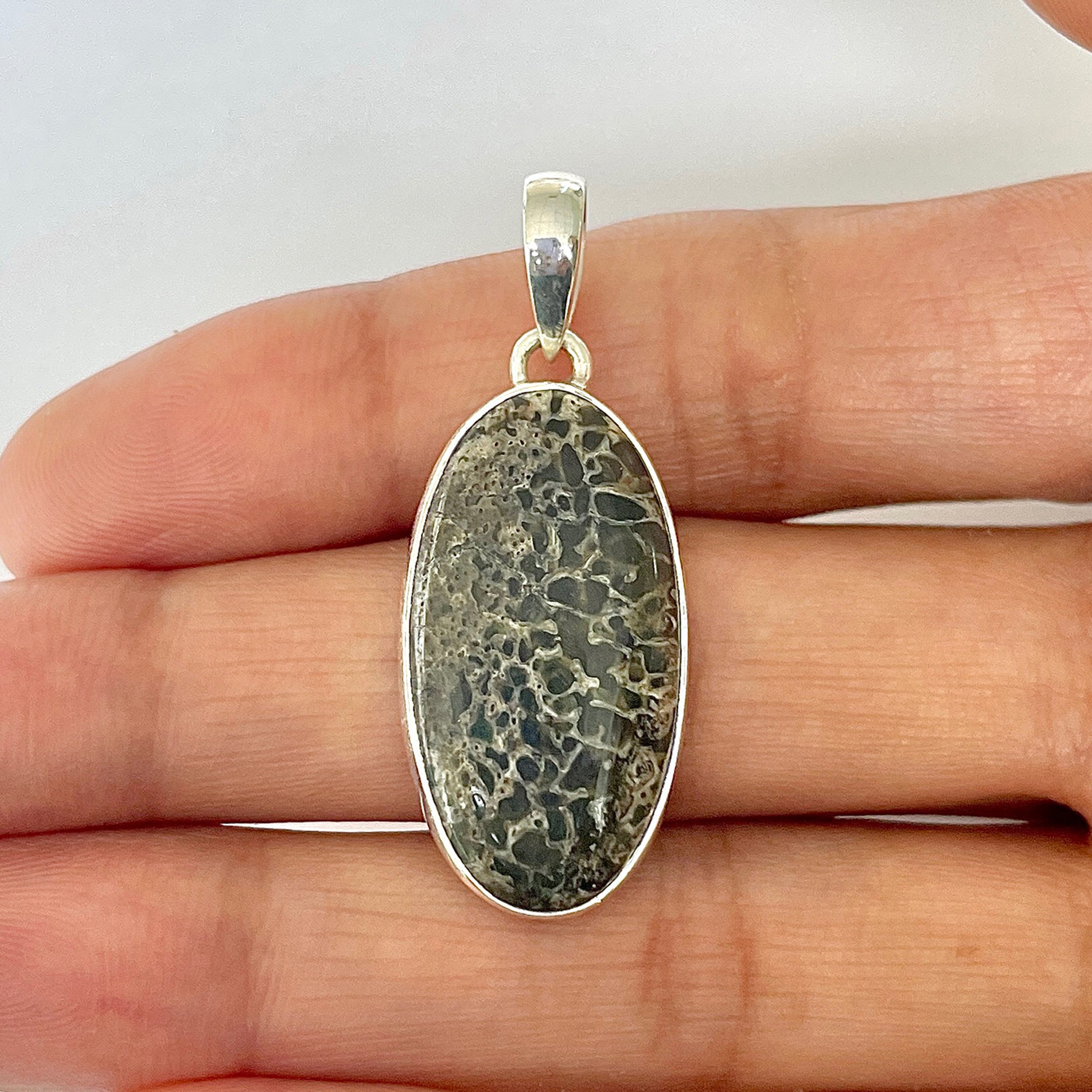 Dinosaur Bone Pendant-(DSB-1-8)