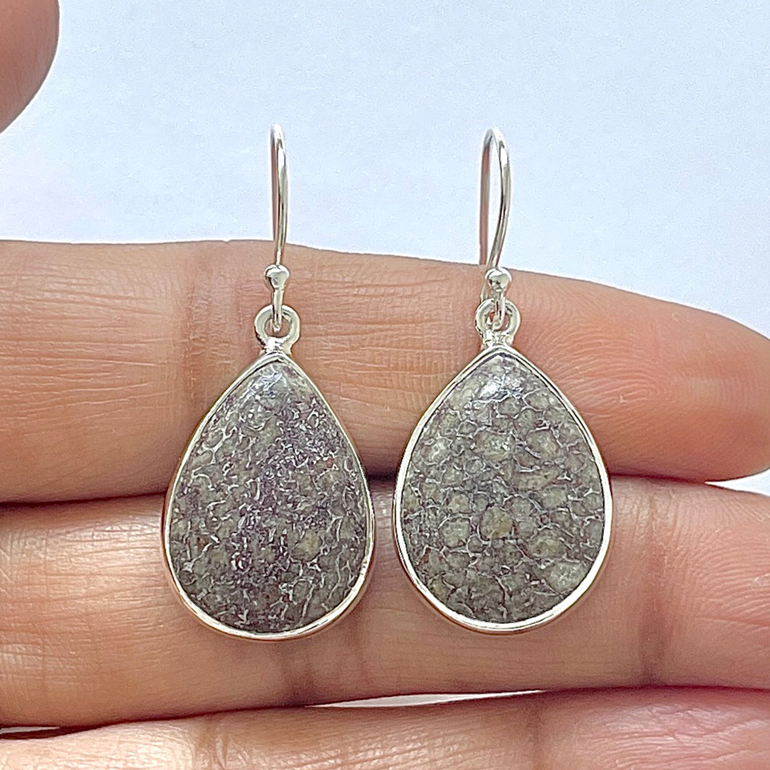 Dinosaur Bone Earring-(DSB-3-10)