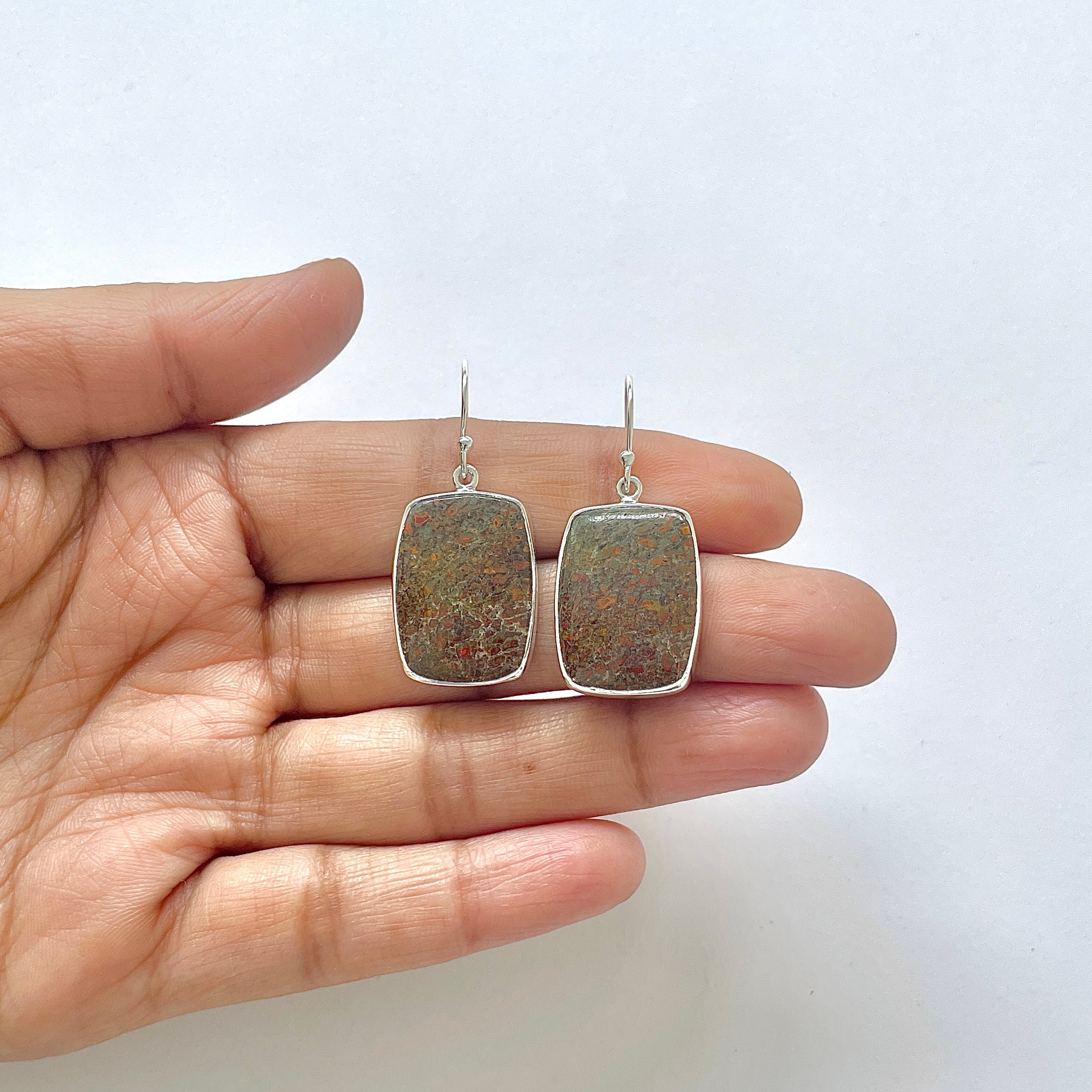 Dinosaur Bone Earring-(DSB-3-17)