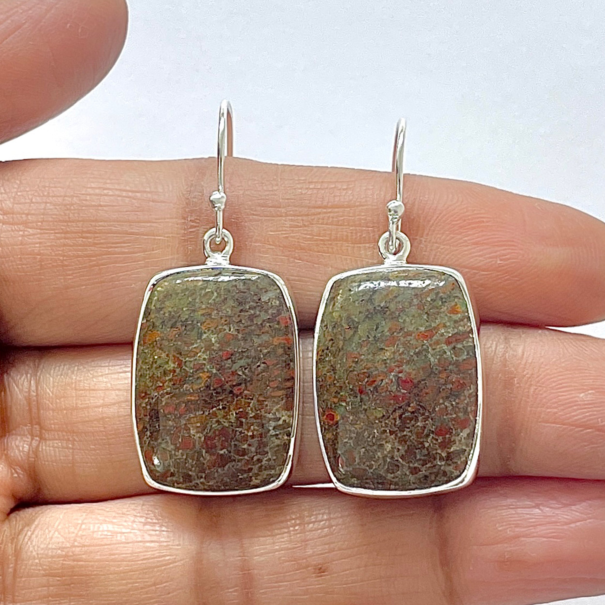 Dinosaur Bone Earring-(DSB-3-21)