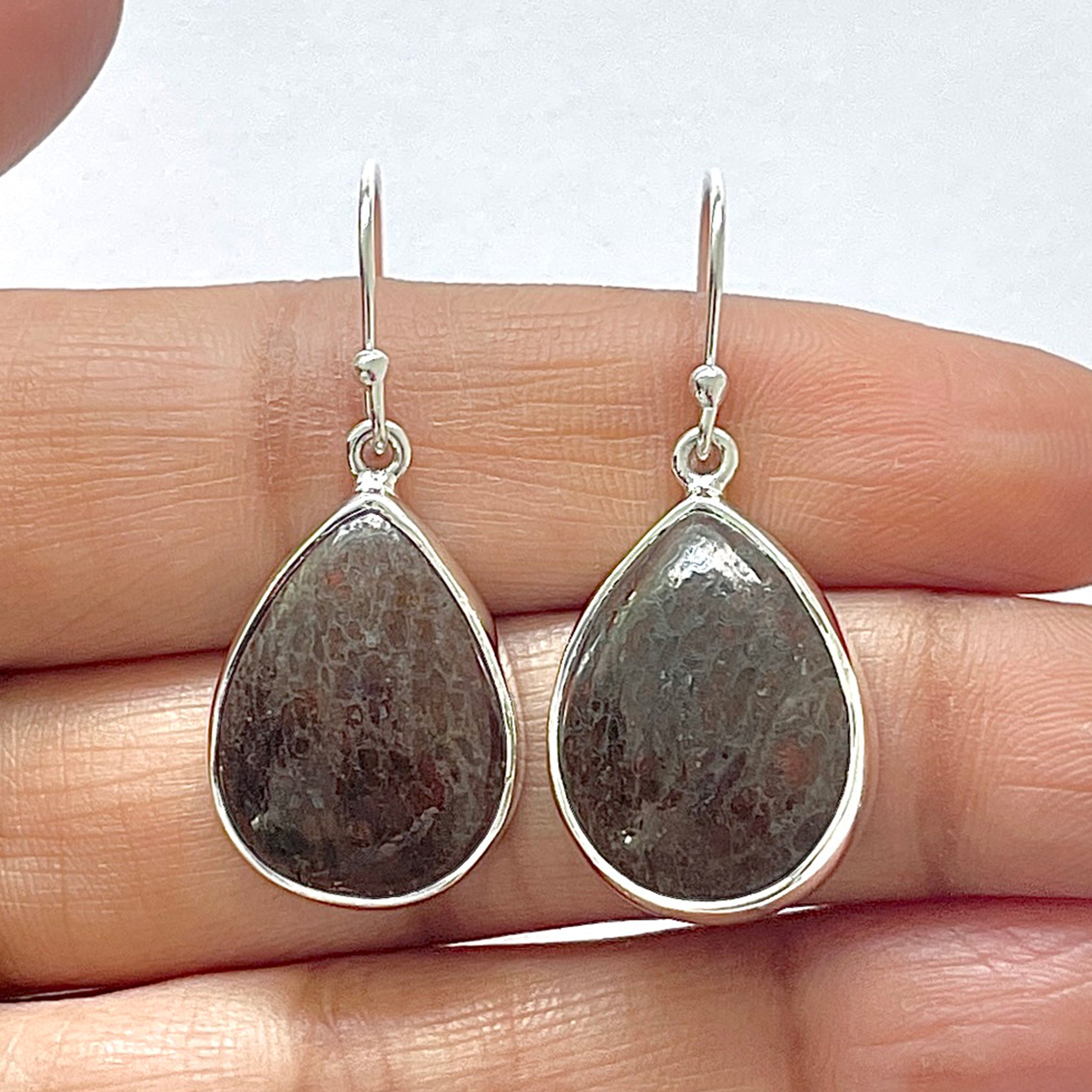 Dinosaur Bone Earring-(DSB-3-22)