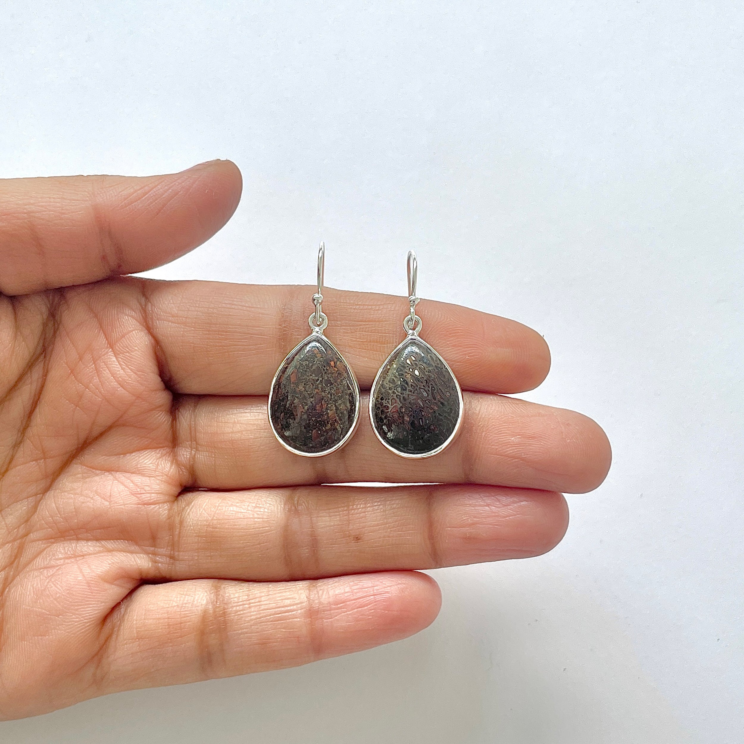 Dinosaur Bone Earring-(DSB-3-23)