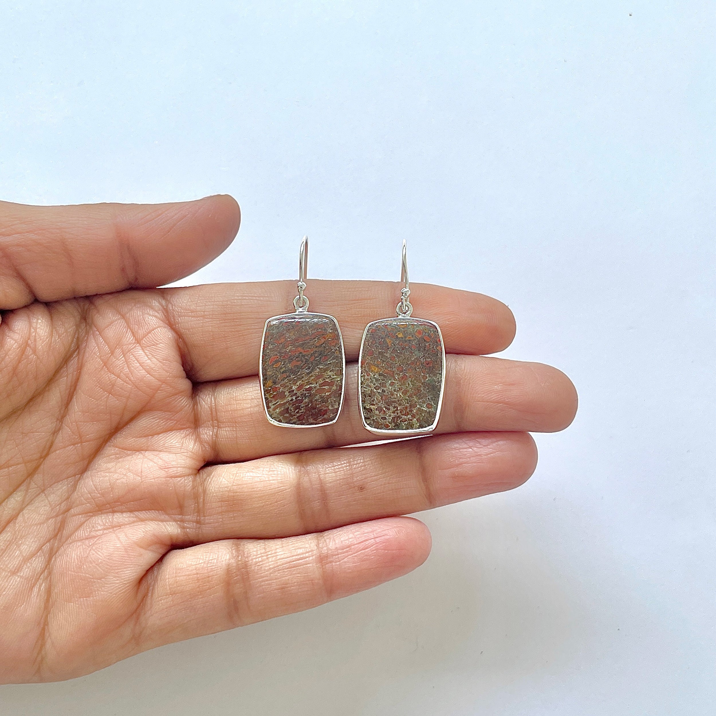 Dinosaur Bone Earring-(DSB-3-7)